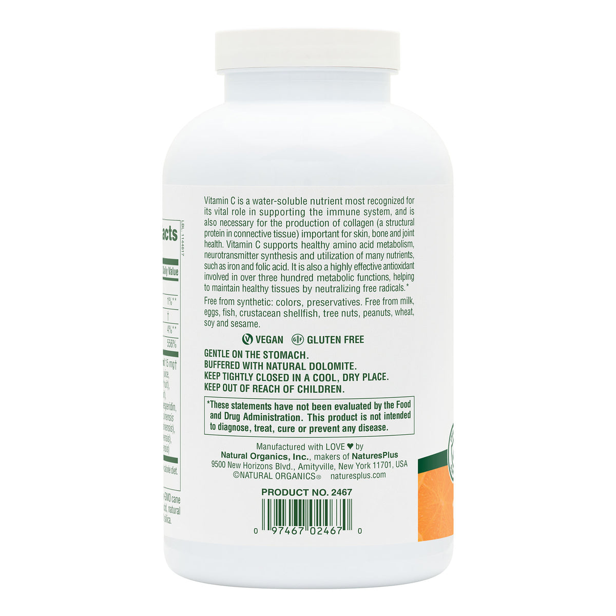 product image of Orange Juice Vitamin C 500 mg Chewables containing 180 Count