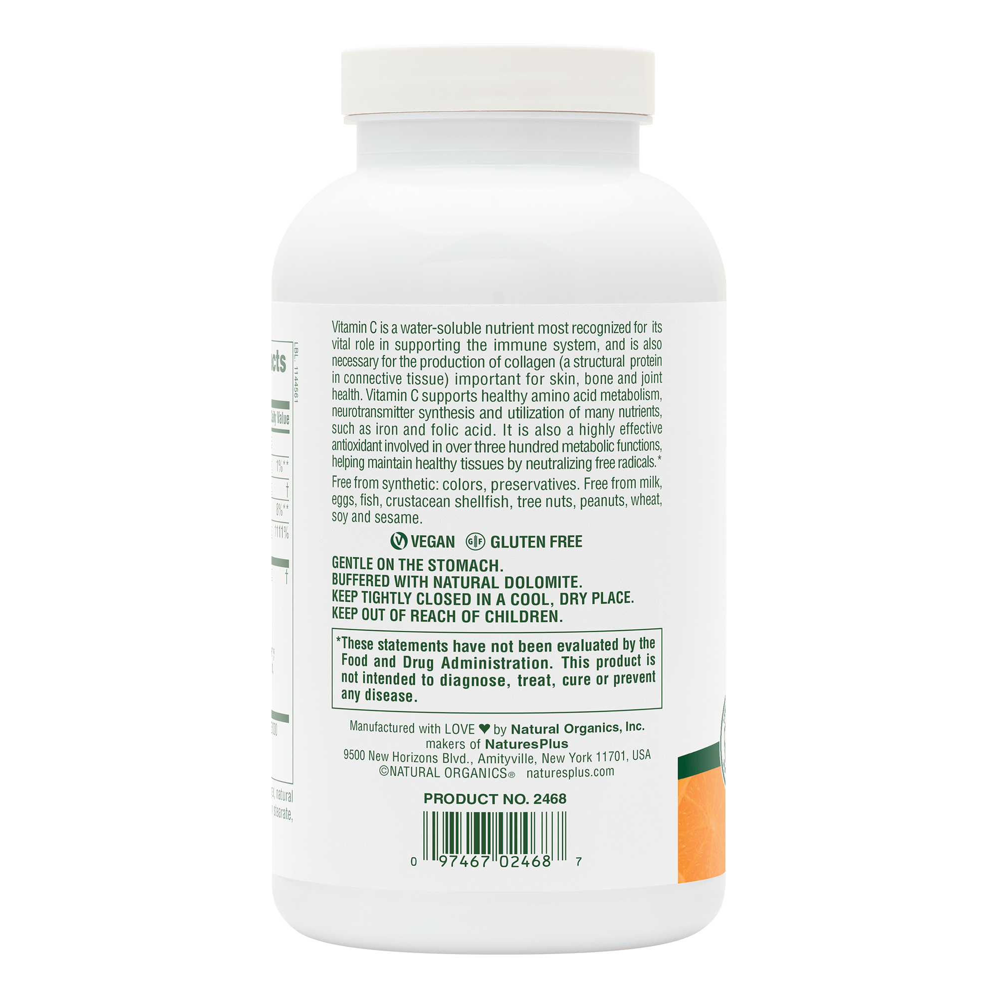 Orange Juice Vitamin C 1000 mg Chewables - 60 Count