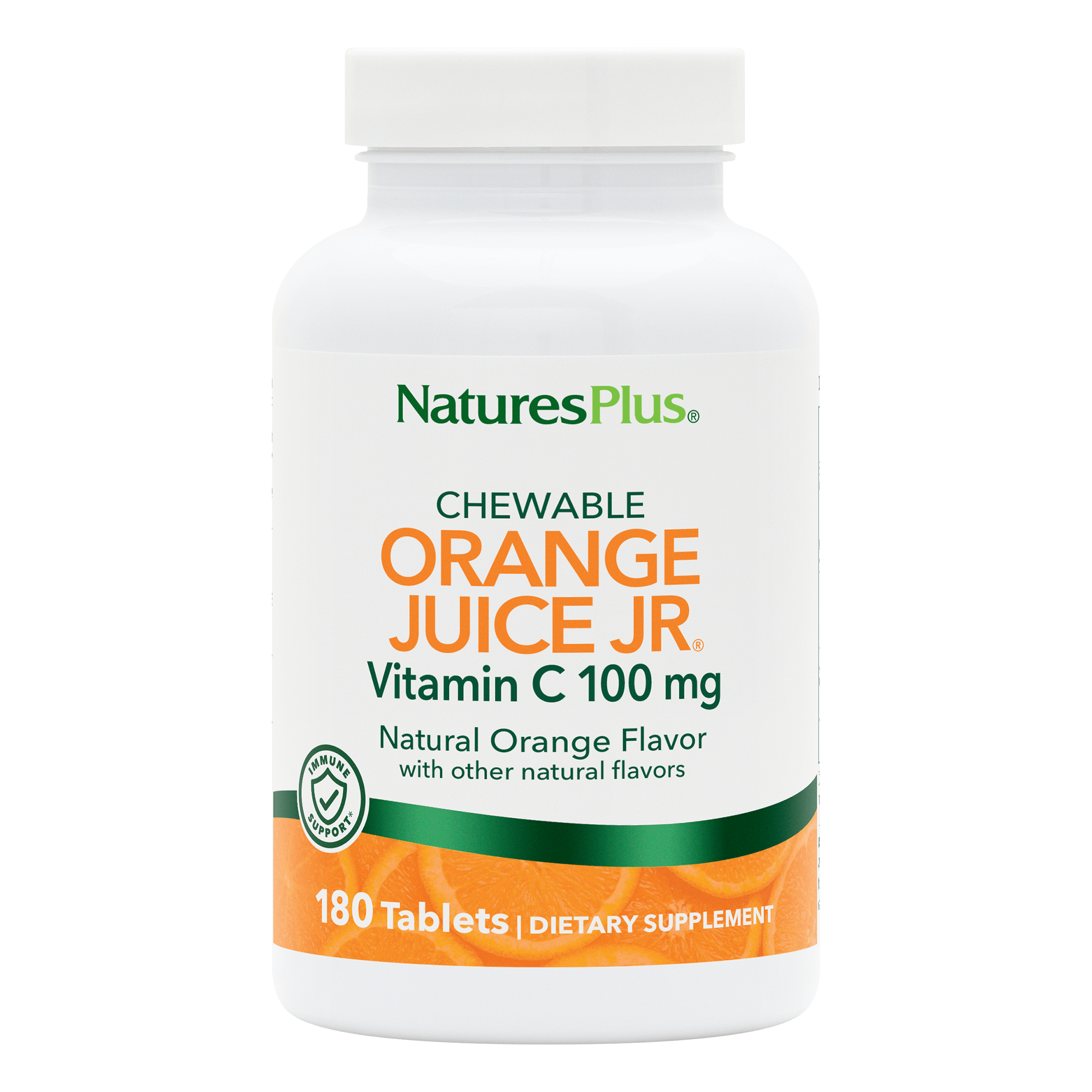 Orange Juice Jr.® Vitamin C 100 mg Chewables - 180 Count