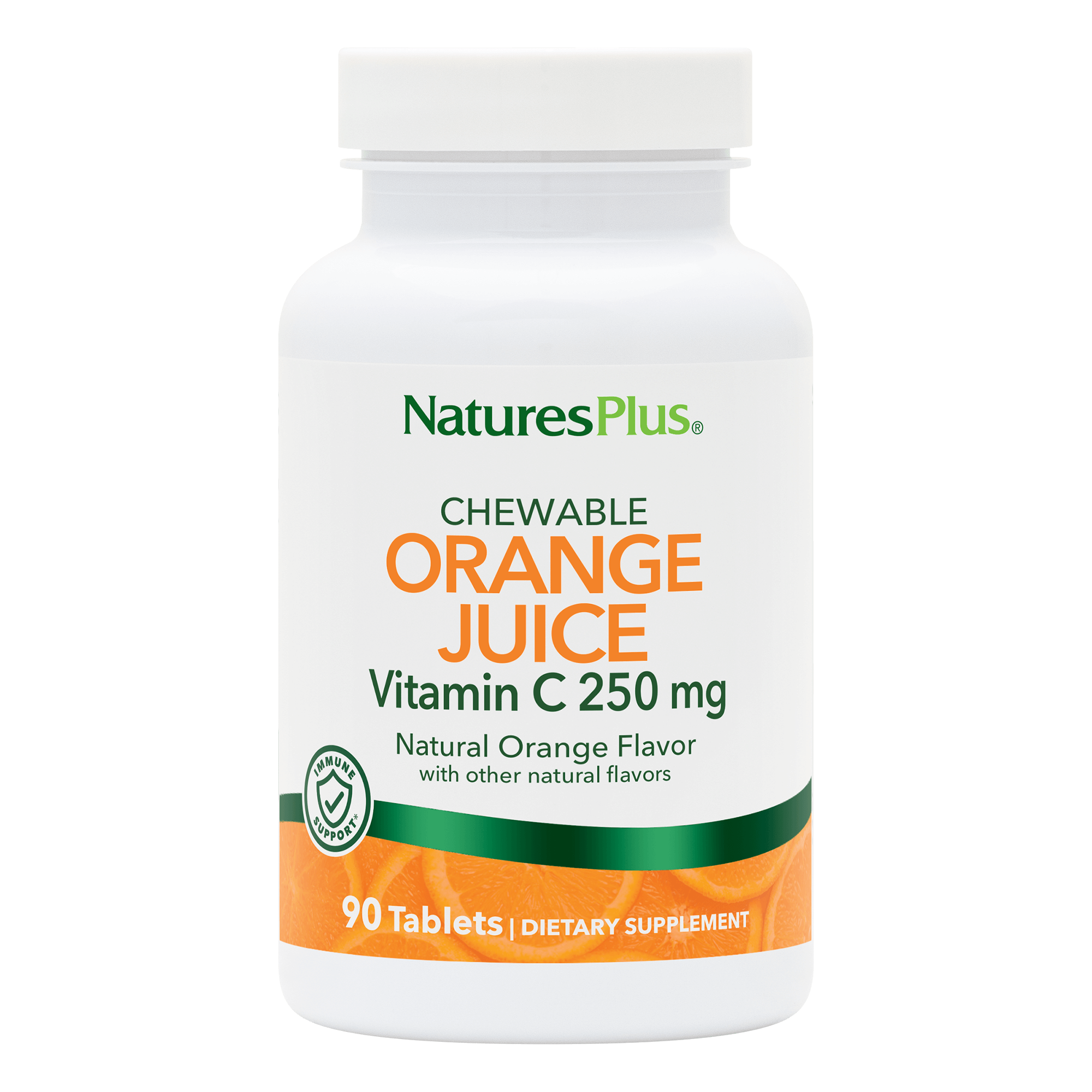 Orange Juice Vitamin C 250 mg Chewables - 90 Count