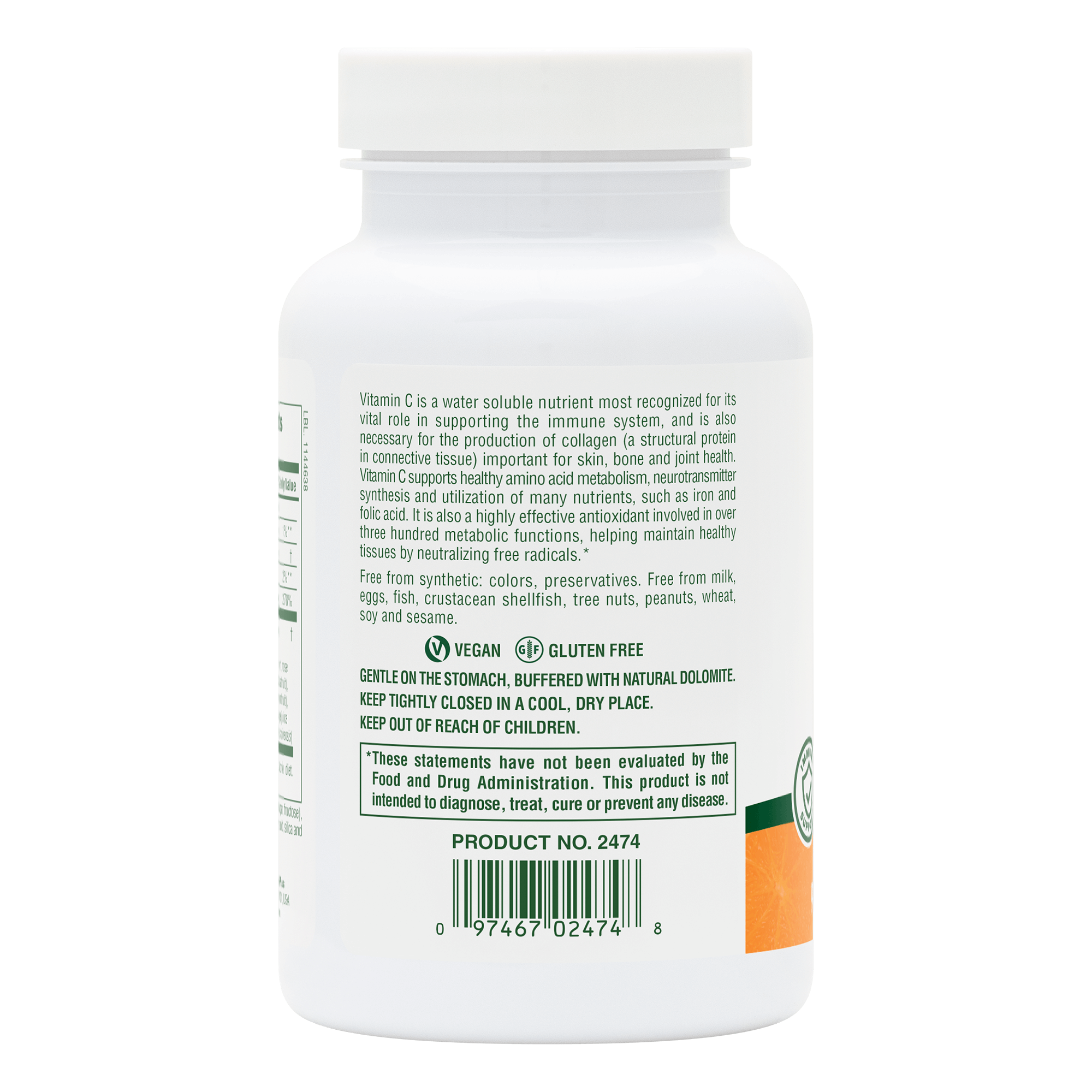 Orange Juice Vitamin C 250 mg Chewables - 90 Count