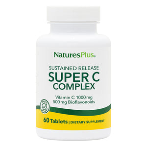 Frontal product image of Super C Complex Sustained Release Tablets containing 60 Count