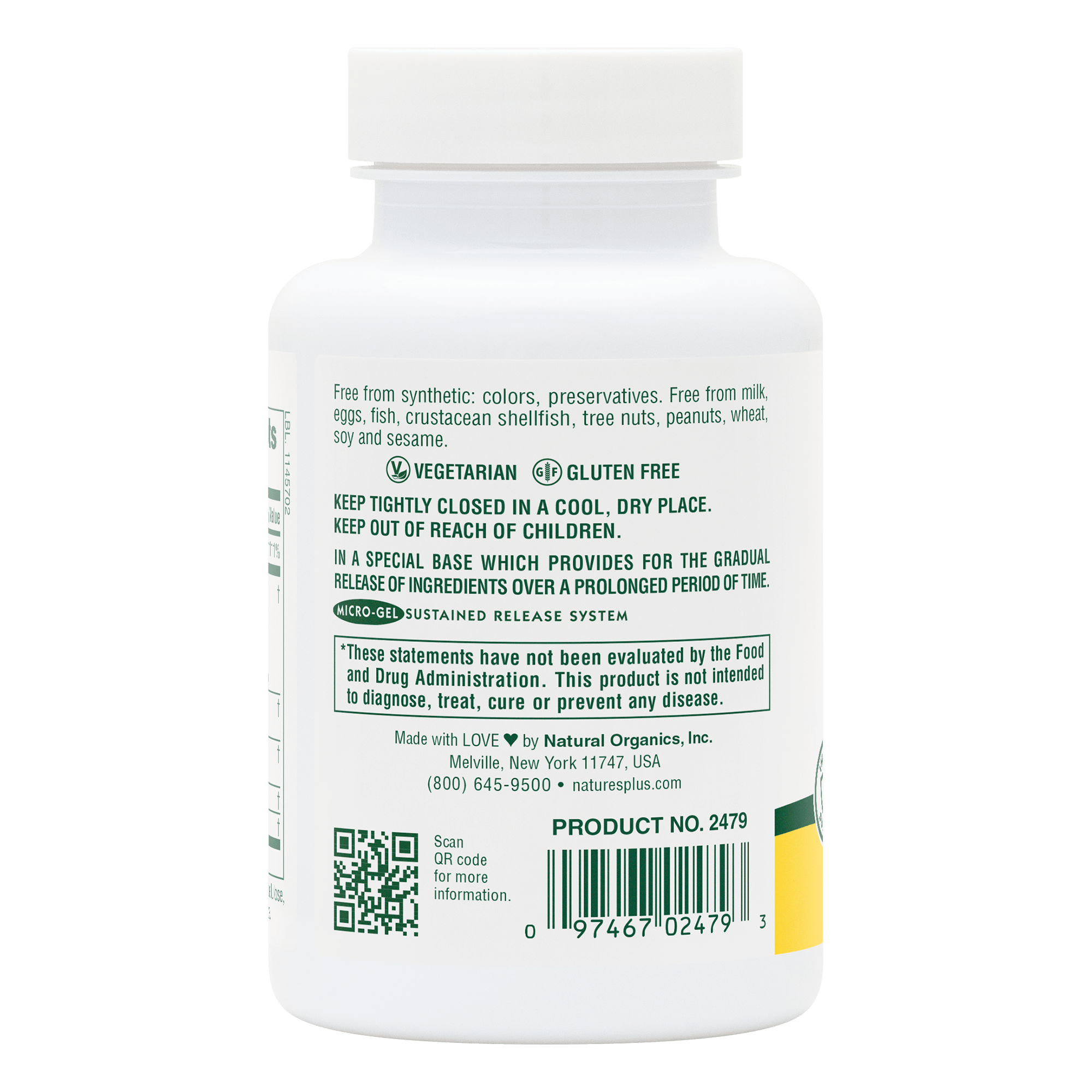 Super C Complex Sustained Release Tablets - 60 Count