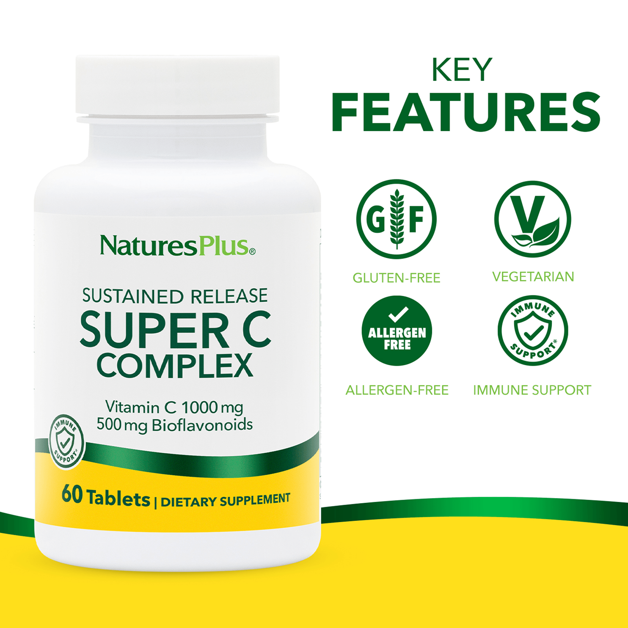 Super C Complex Sustained Release Tablets - 60 Count