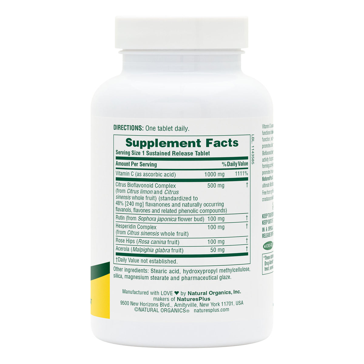 product image of Super C Complex Sustained Release Tablets containing 90 Count