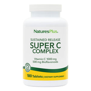 Frontal product image of Super C Complex Sustained Release Tablets containing 180 Count
