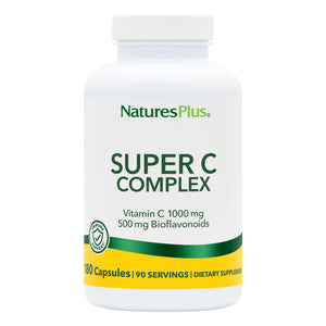 Frontal product image of Super C Complex 1000 mg Capsules containing 180 Count