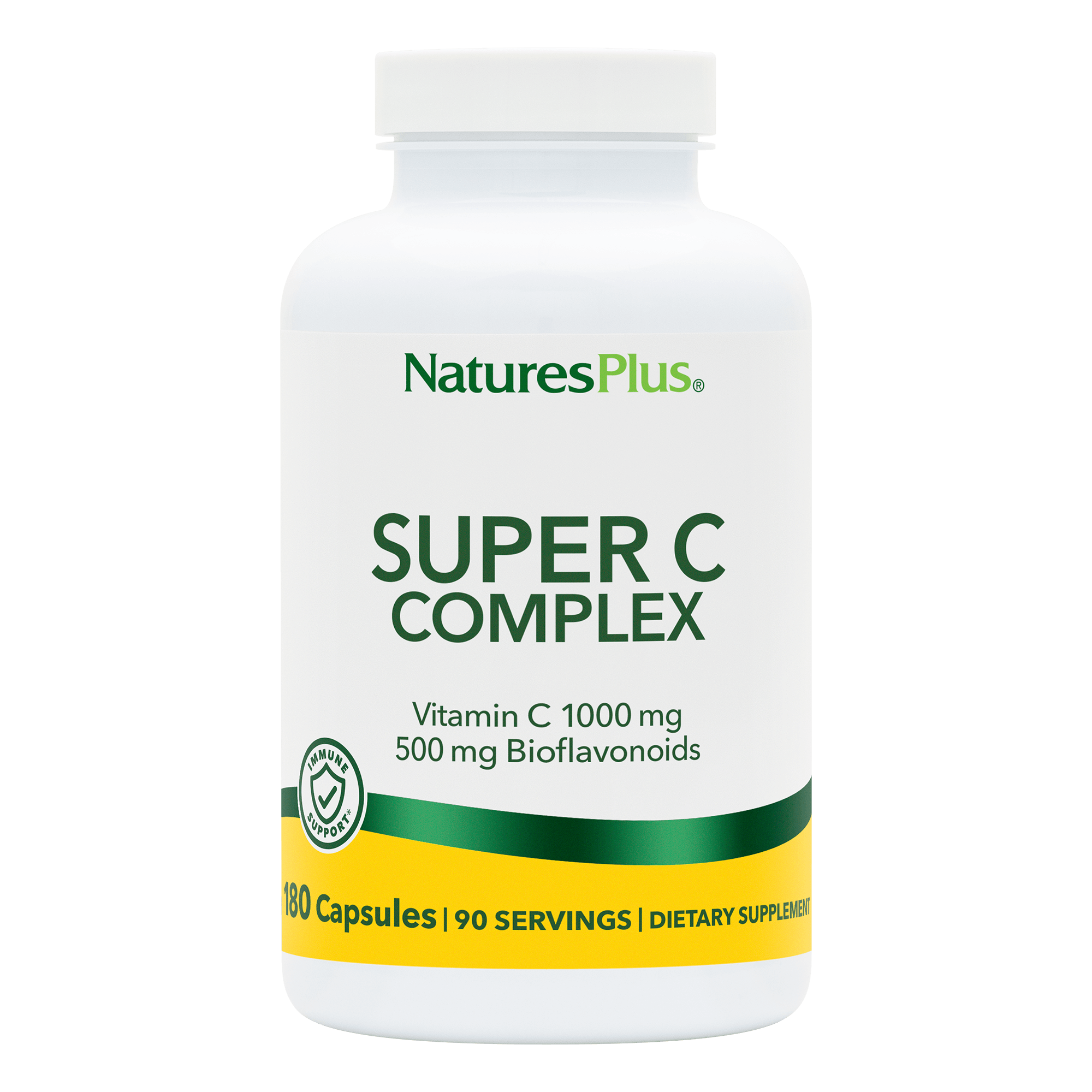Super C Complex 1000 mg Capsules - 180 Count