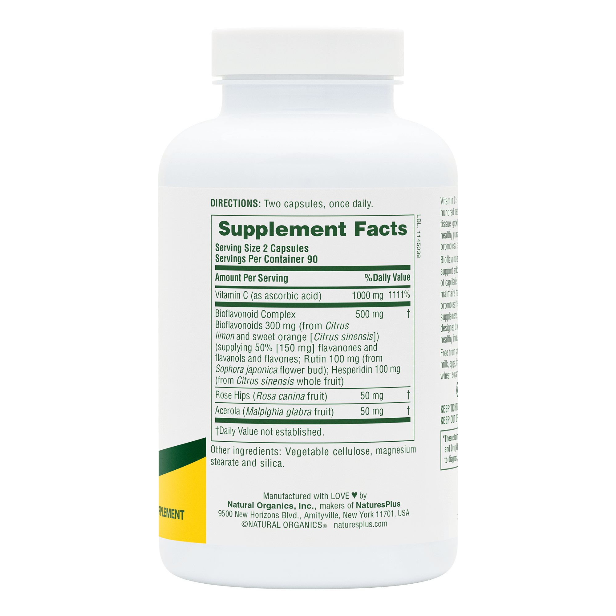 Super C Complex 1000 mg Capsules - 180 Count
