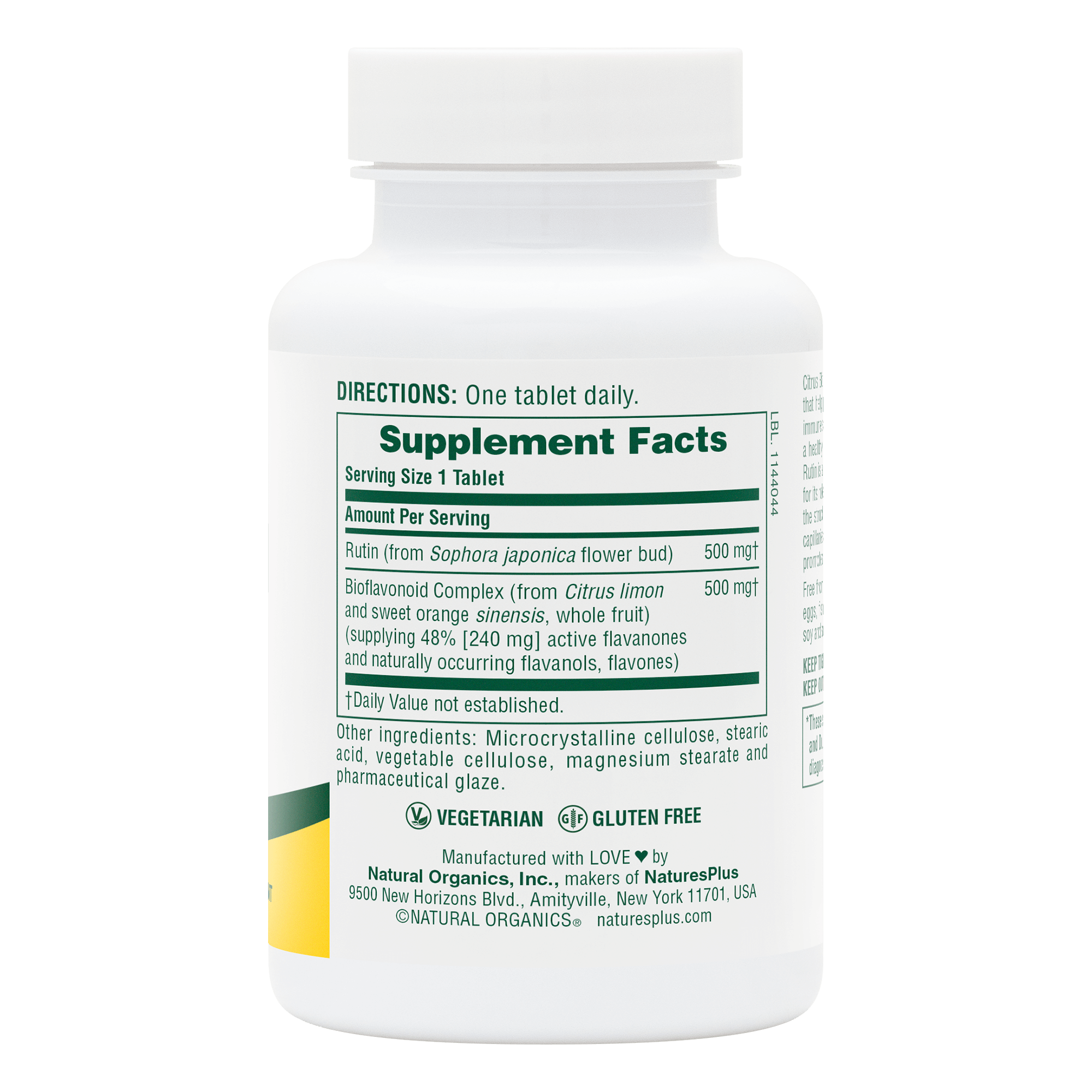 Biorutin® 1000 mg Tablets - 90 Count