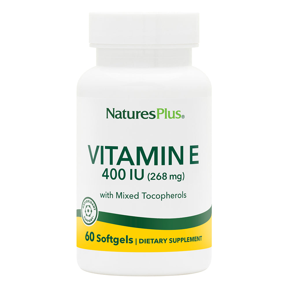 product image of Vitamin E 400 IU Mixed Tocopherol Softgels containing 60 Count