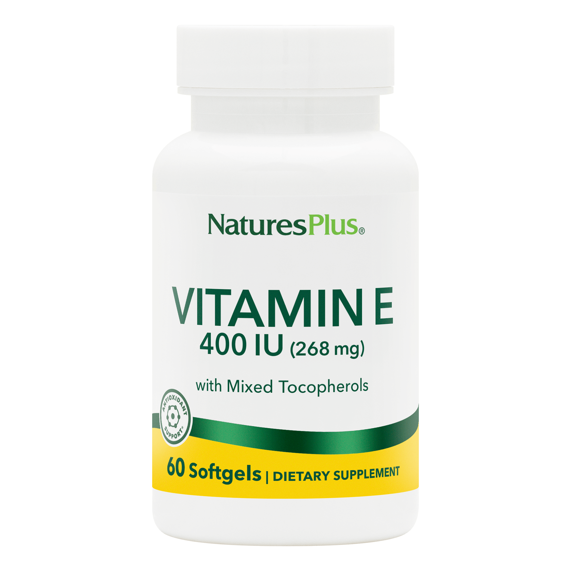 Vitamin E 400 IU Mixed Tocopherol Softgels - 60 Count