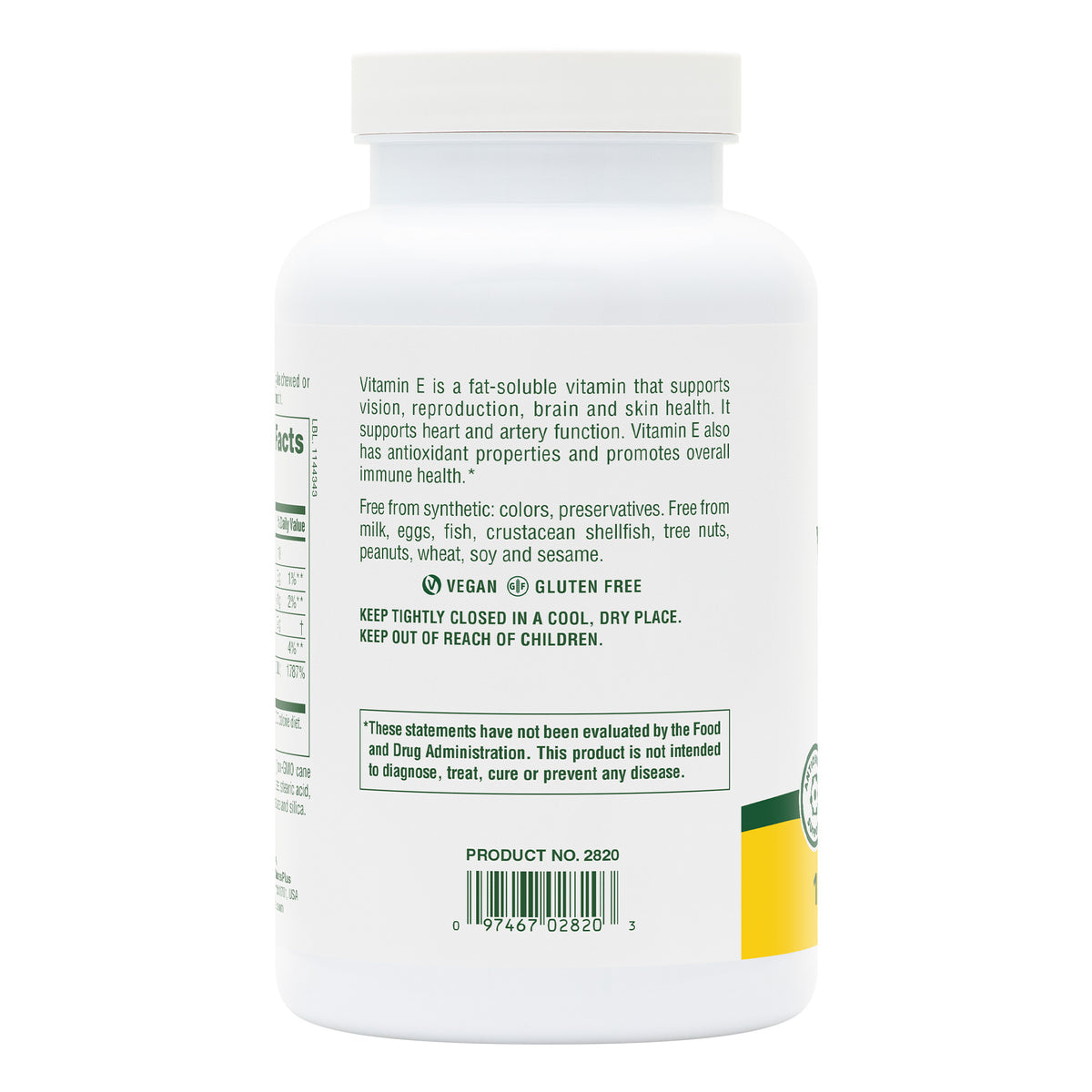 product image of Vitamin E 400 IU Chewables containing 180 Count