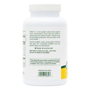 Second side product image of Vitamin E 400 IU Chewables containing 180 Count