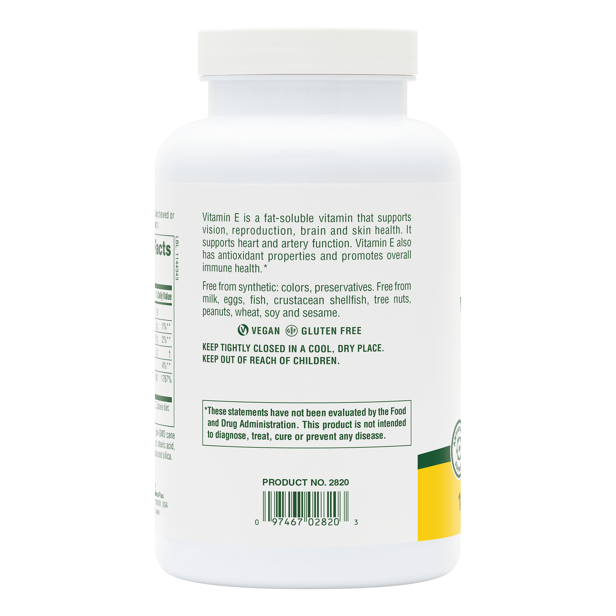 Vitamin E 400 IU Chewables - 180 Count