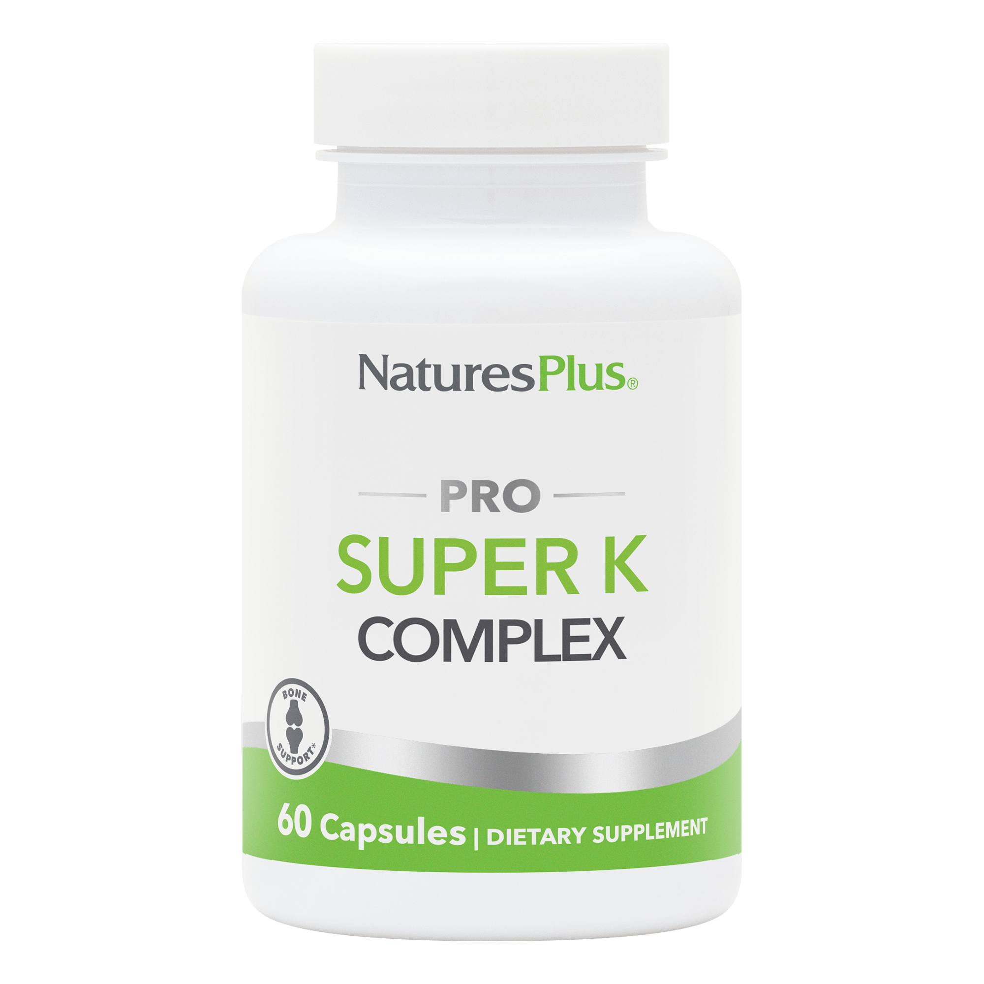 NaturesPlus PRO Super K Complex Capsules - 60 Count