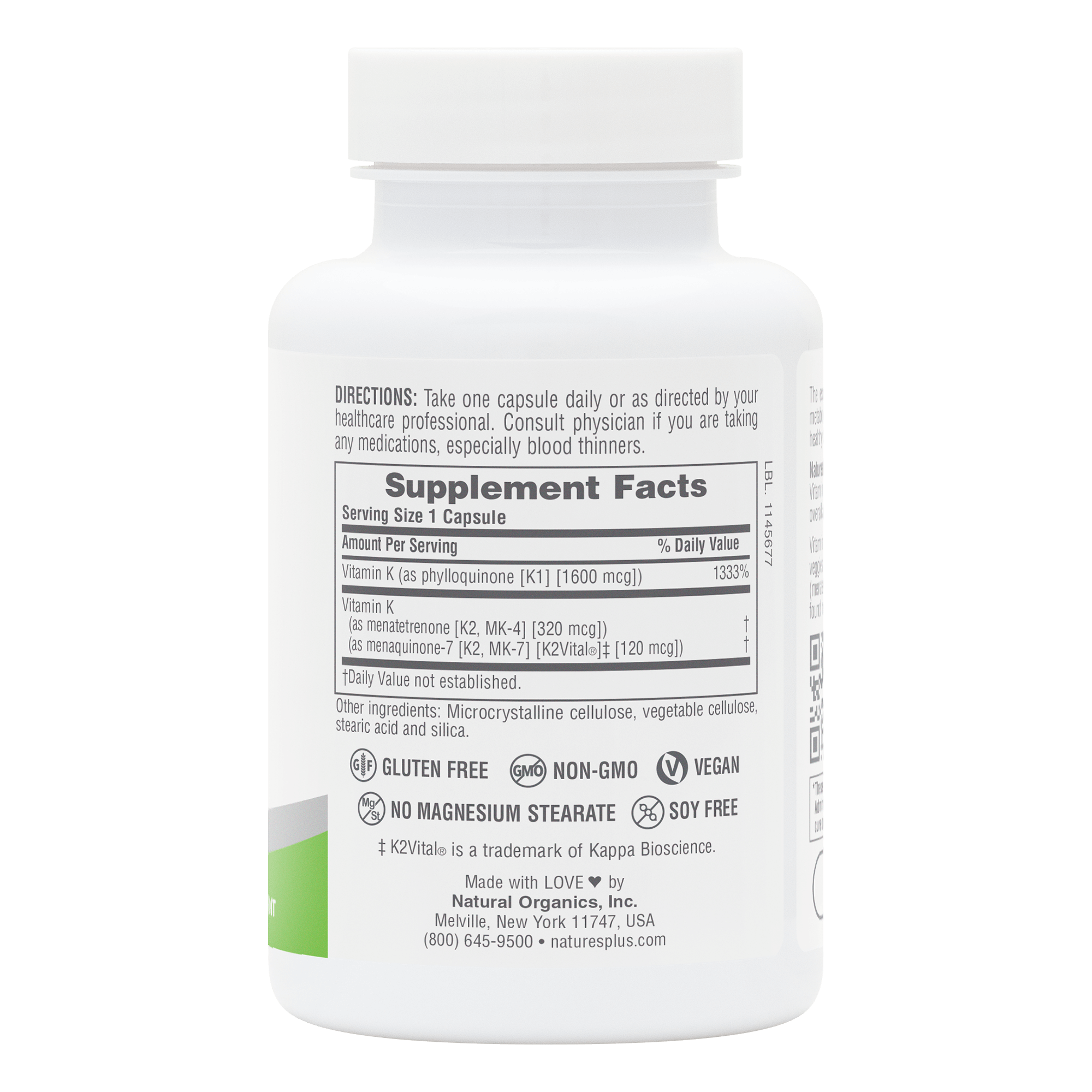 NaturesPlus PRO Super K Complex Capsules - 60 Count