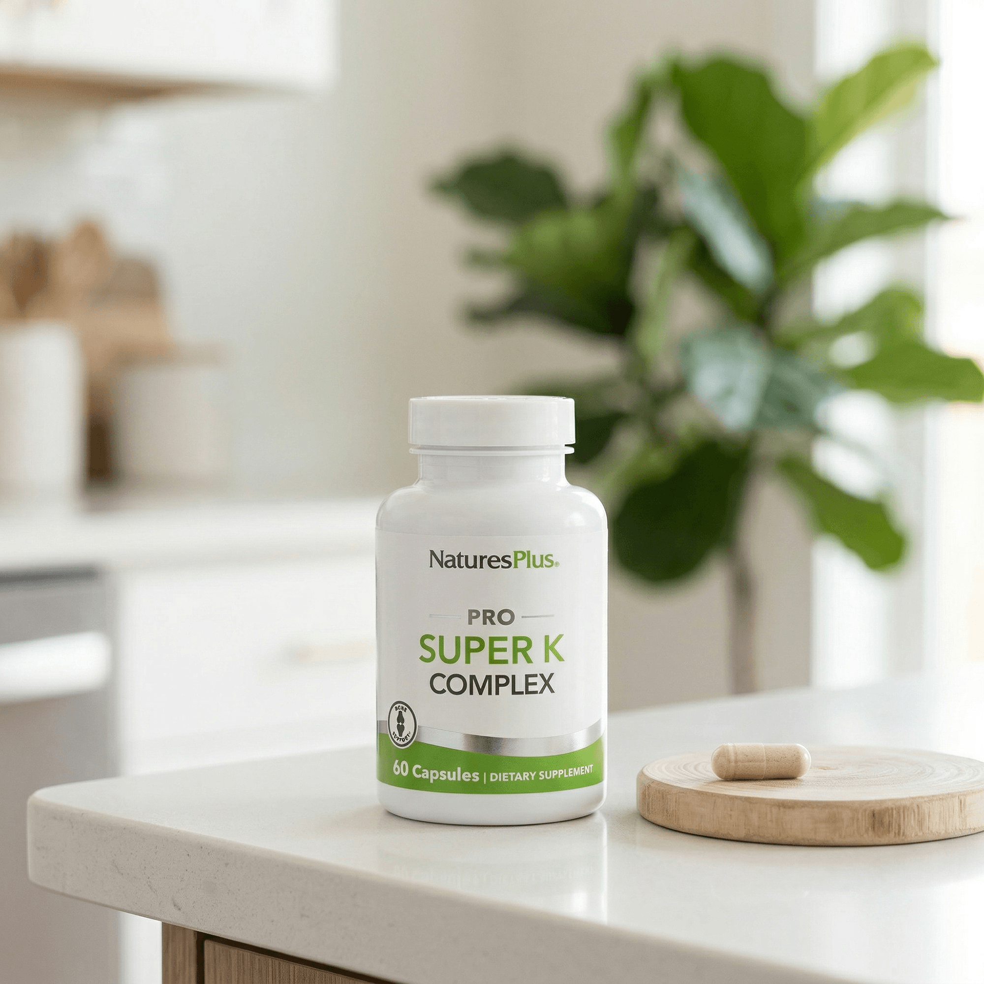 NaturesPlus PRO Super K Complex Capsules - 60 Count