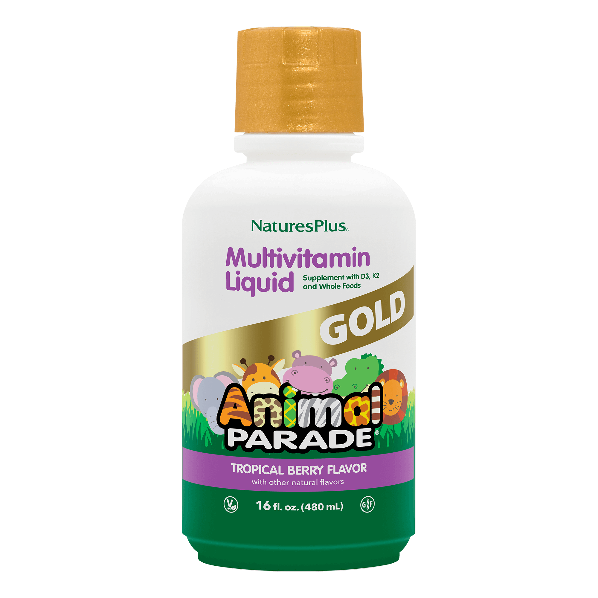 Animal Parade® GOLD Multivitamin Children’s Liquid - 16 FL OZ