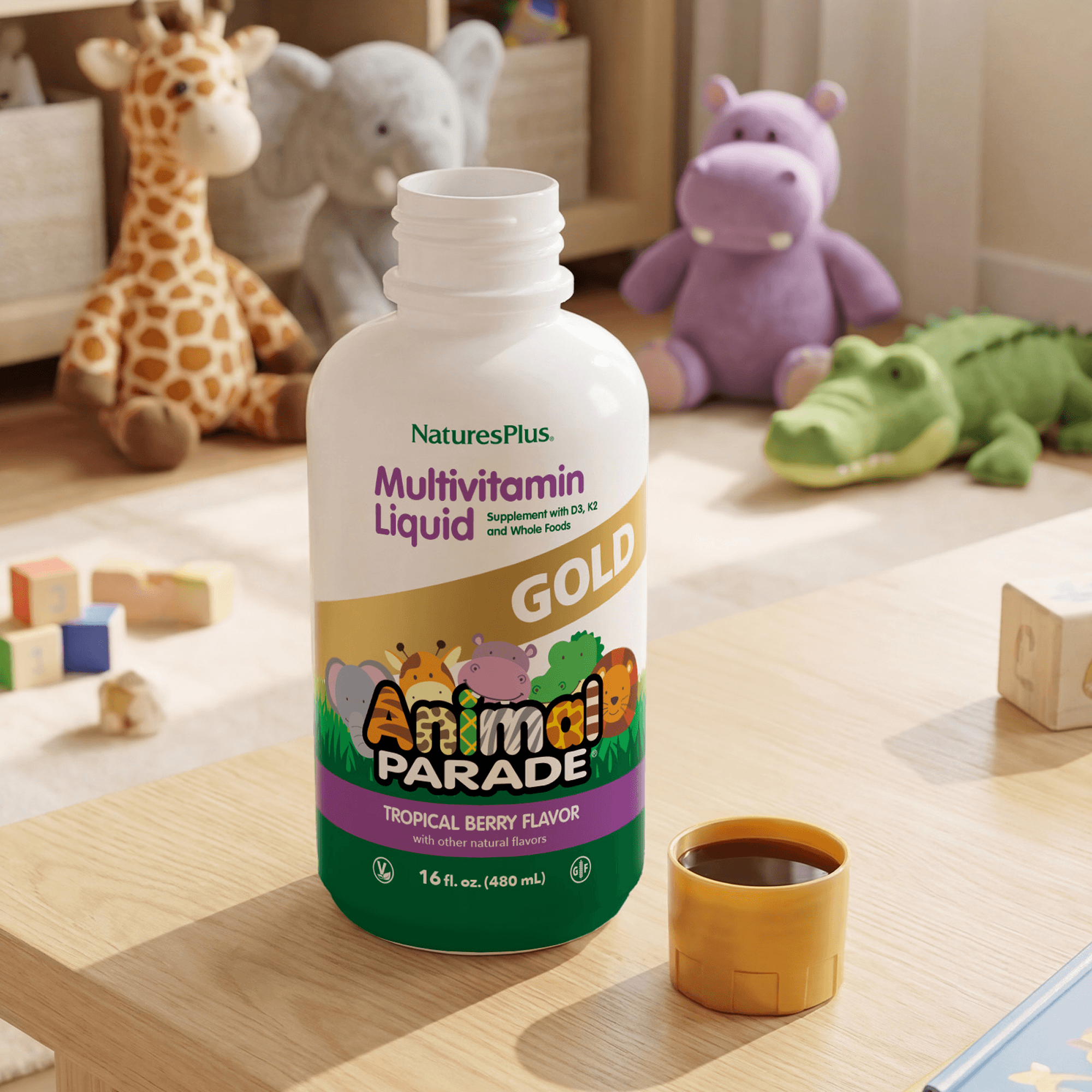 Animal Parade® GOLD Multivitamin Children’s Liquid - 16 FL OZ