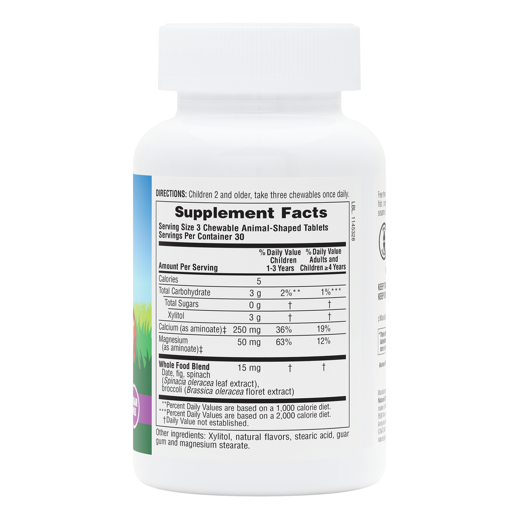 Animal Parade® Sugar-Free Calcium Children’s Chewables - 90 Count