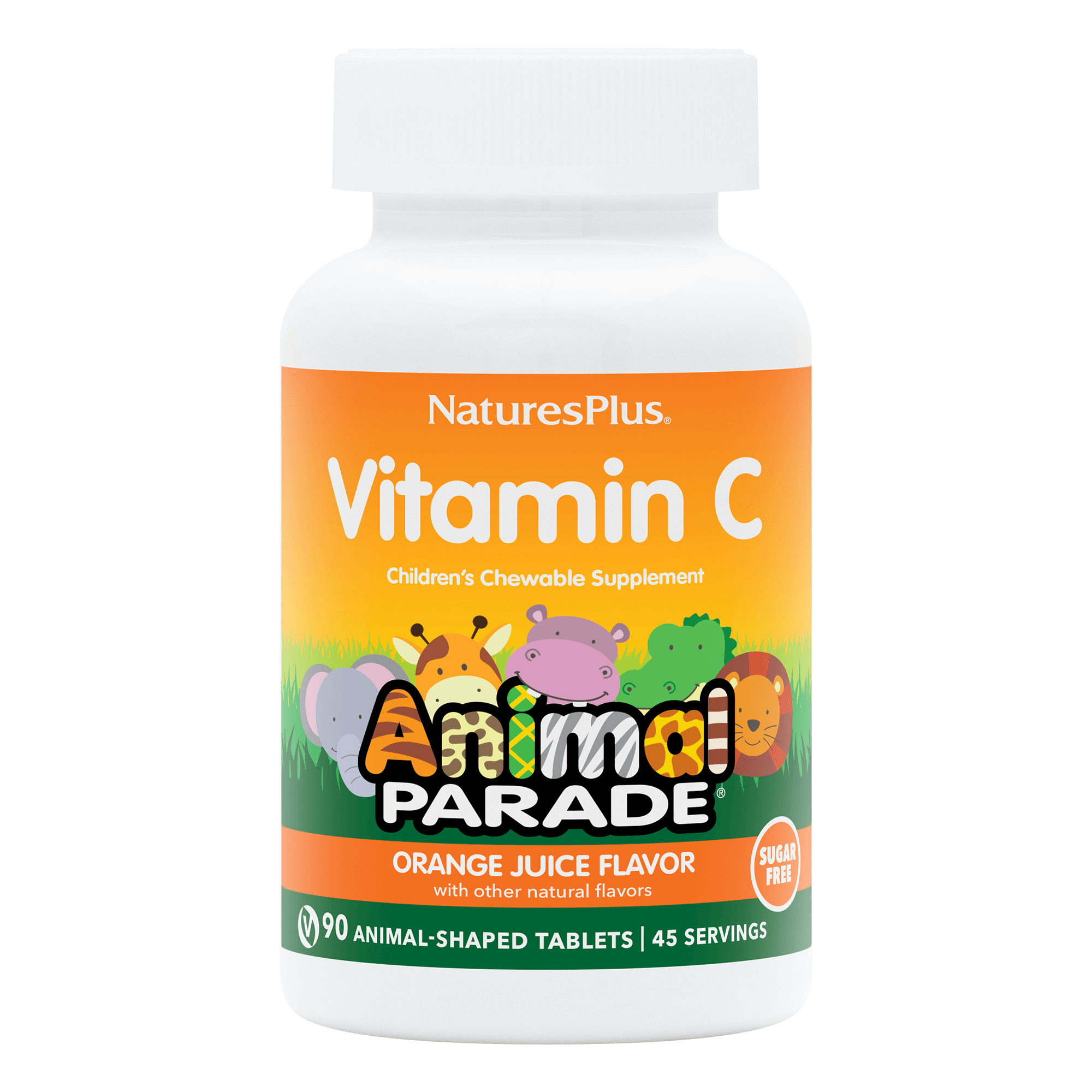 Animal Parade® Sugar-Free Vitamin C Children’s Chewables - 90 Count