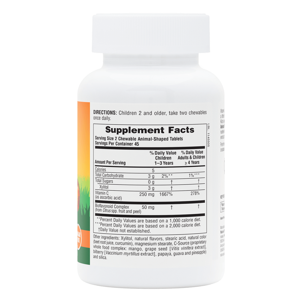 Animal Parade® Sugar-Free Vitamin C Children’s Chewables