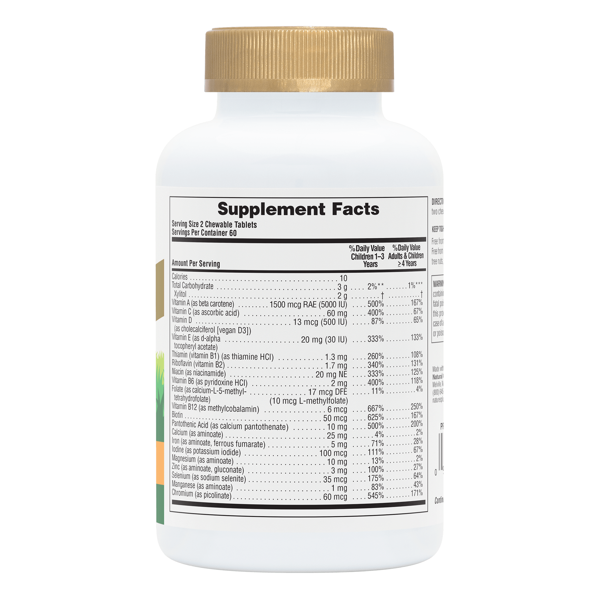 Animal Parade® GOLD Multivitamin Children’s Chewables - Assorted - 120 Count