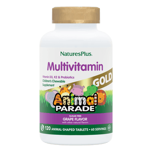 Animal Parade® GOLD Multivitamin Children’s Chewables - Grape - 120 Count