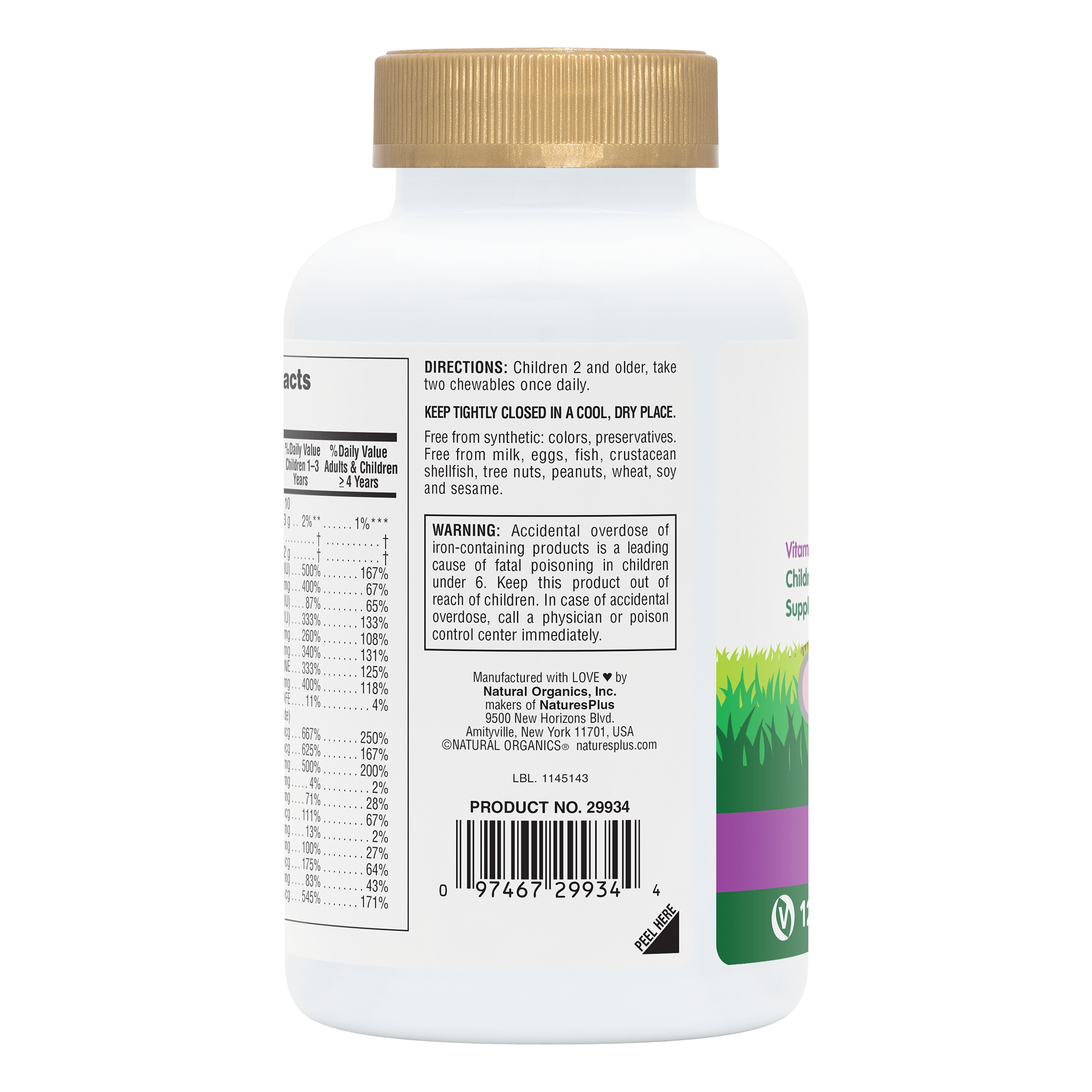 Animal Parade® GOLD Multivitamin Children’s Chewables - Grape - 120 Count