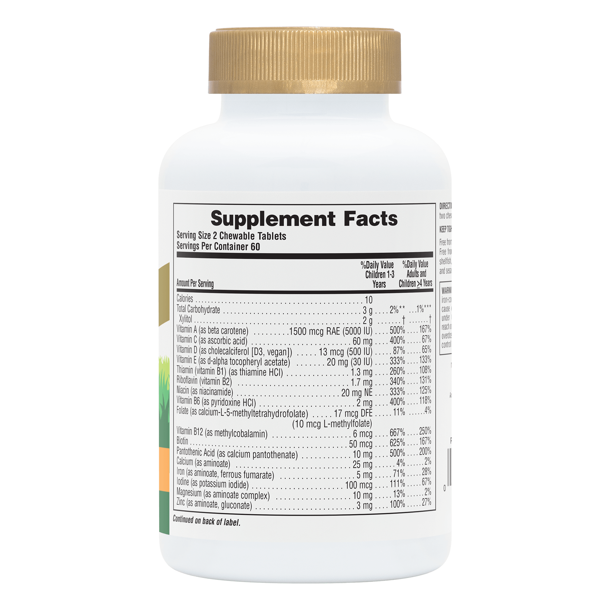 Animal Parade® GOLD Multivitamin Children’s Chewables - Orange - 120 Count