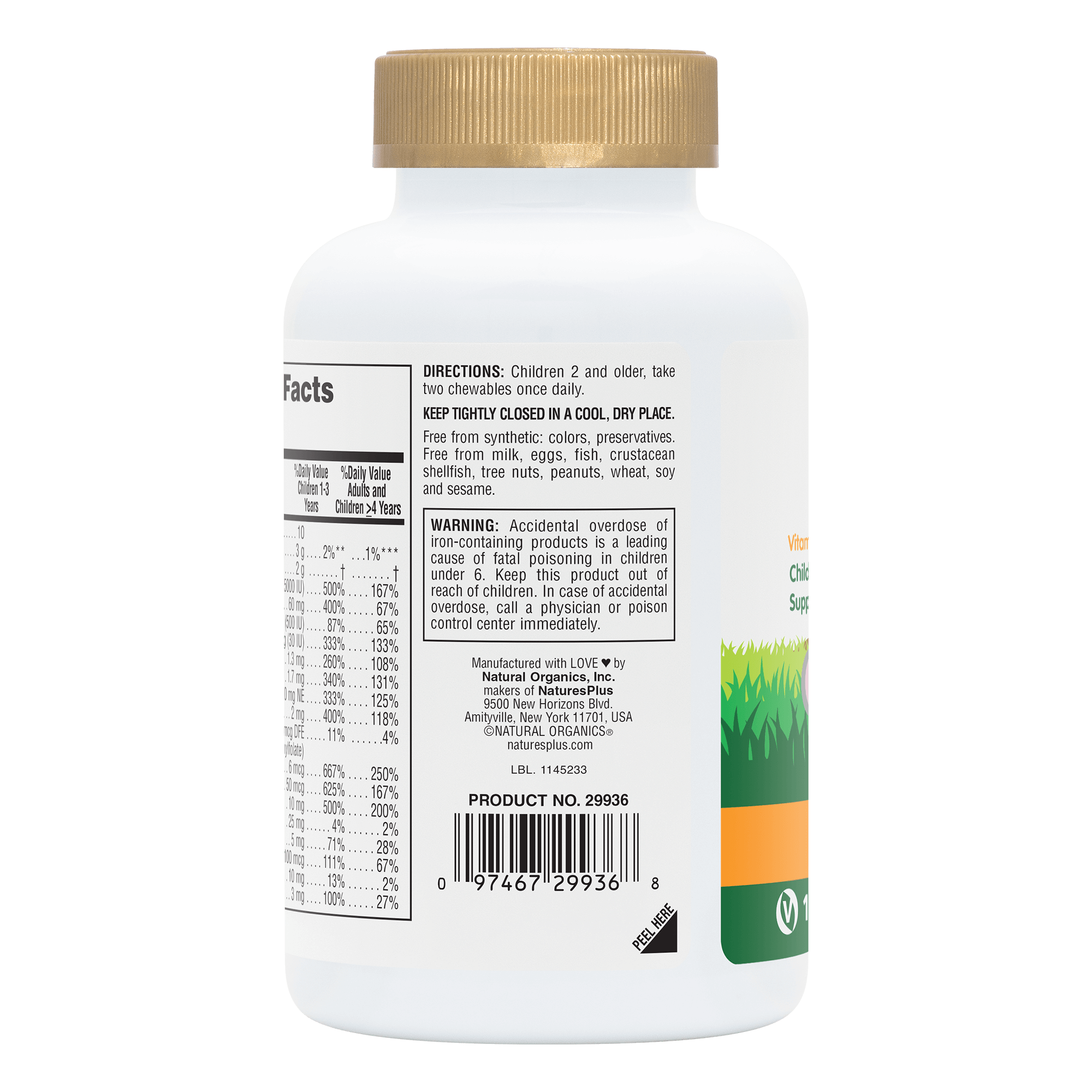 Animal Parade® GOLD Multivitamin Children’s Chewables - Orange - 120 Count