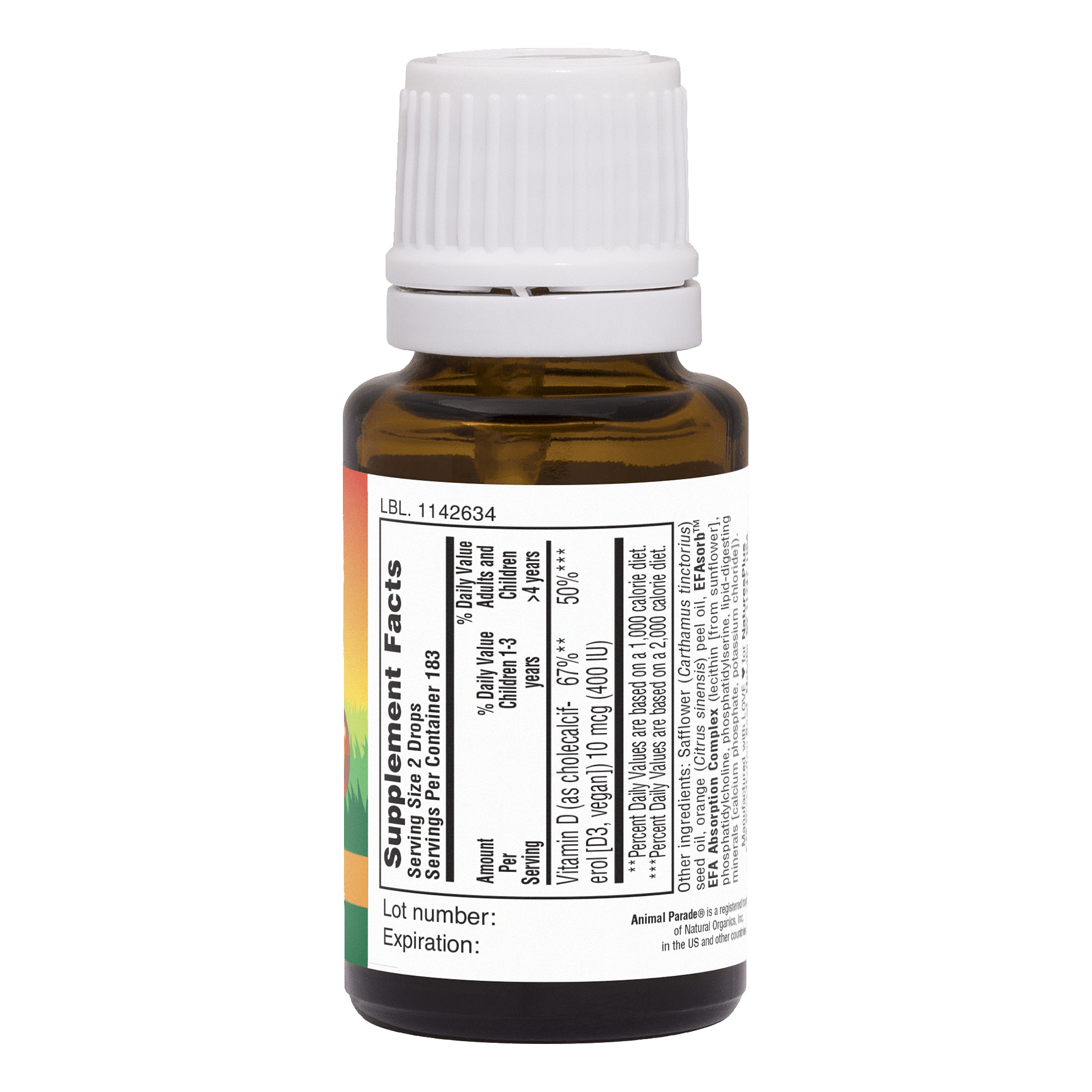 Animal Parade® Vitamin D3 400 IU Liquid Drops - 10 ml