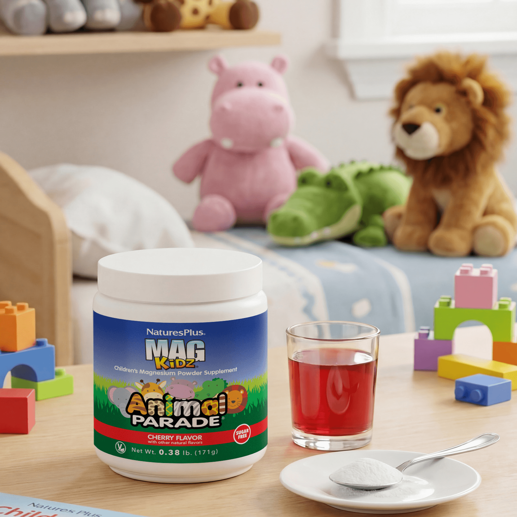 Animal Parade® Sugar-Free MagKidz Magnesium Powder - 0.32 LB