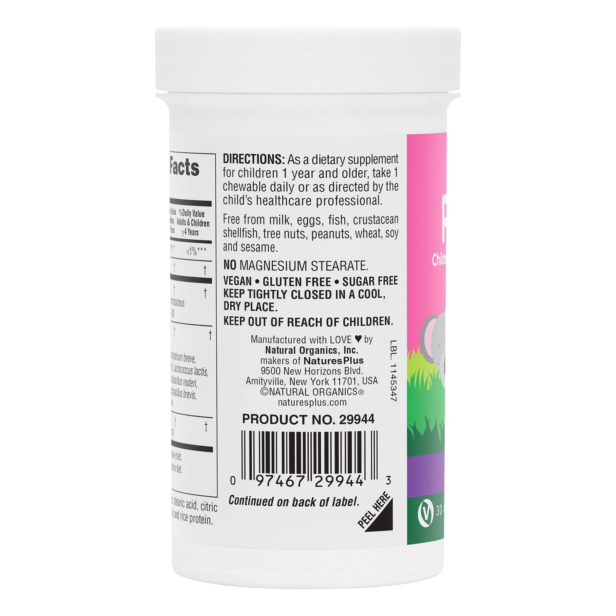 Animal Parade Probiotic - 30 Count