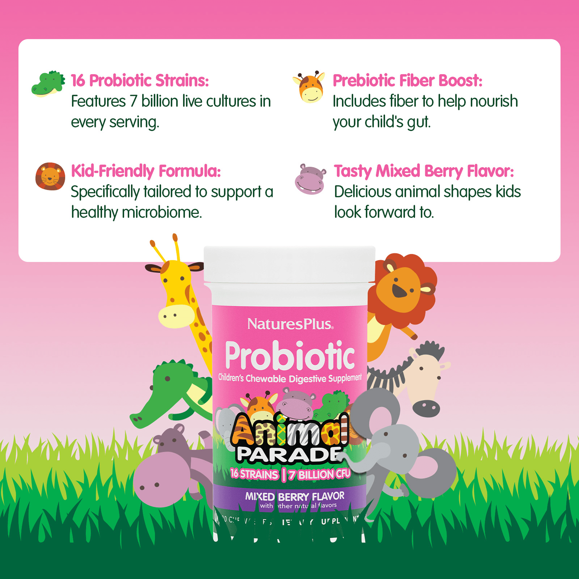 Animal Parade Probiotic - 30 Count