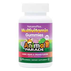 Frontal product image of Animal Parade® Multivitamin Children’s Gummies containing 90 Count