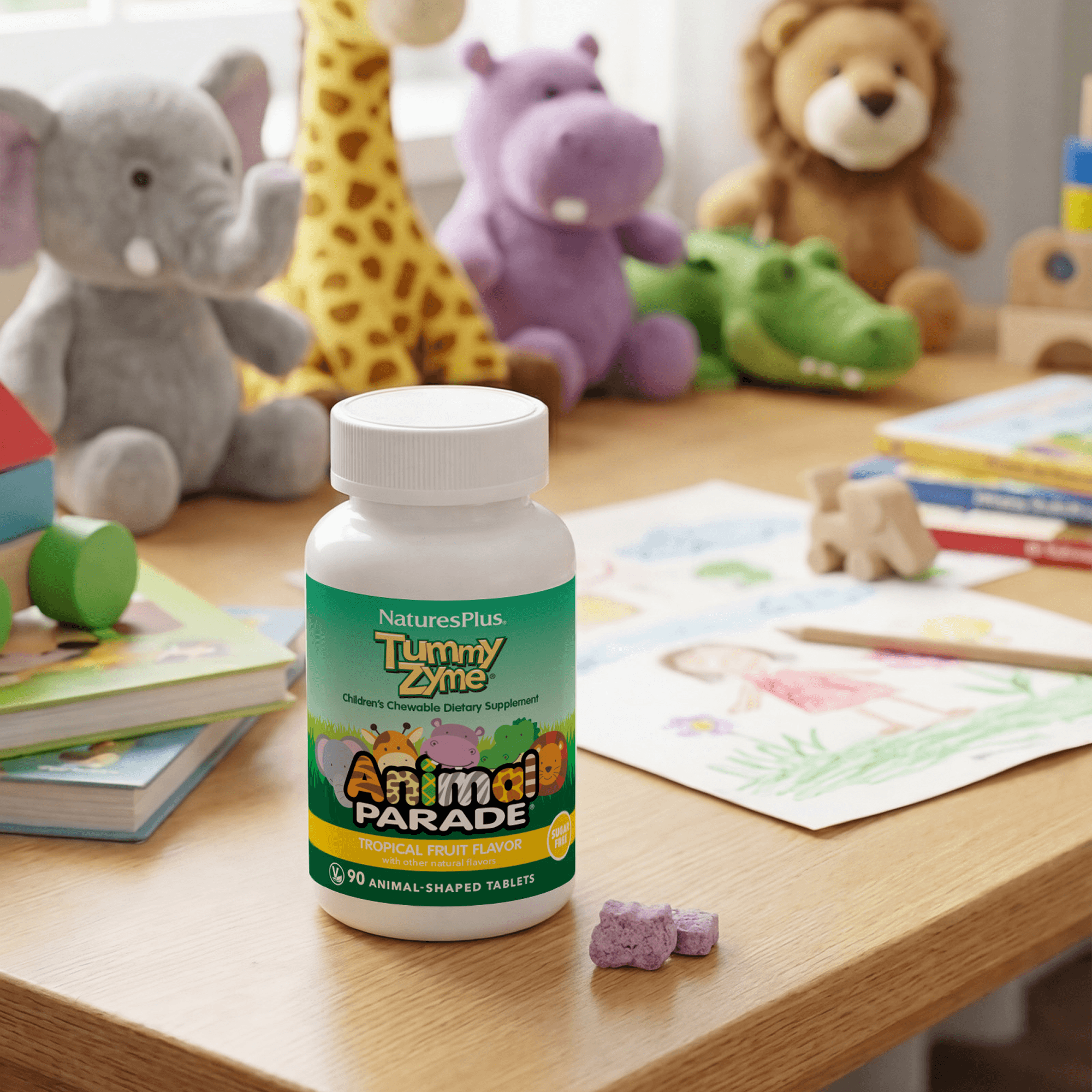 Animal Parade® Tummy Zyme™ Children's Chewables