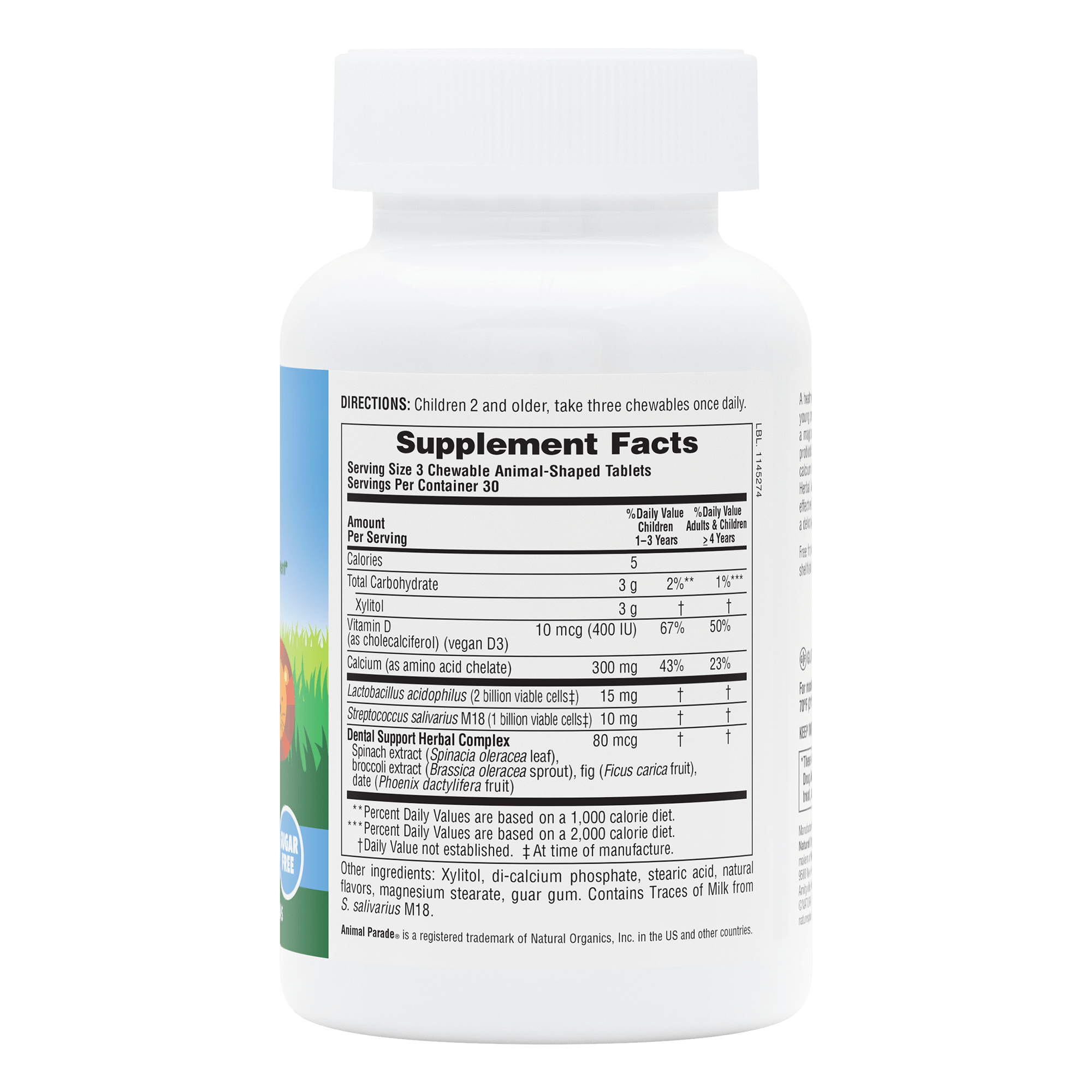 Animal Parade® Tooth Fairy® Children’s Chewables - 90 Count