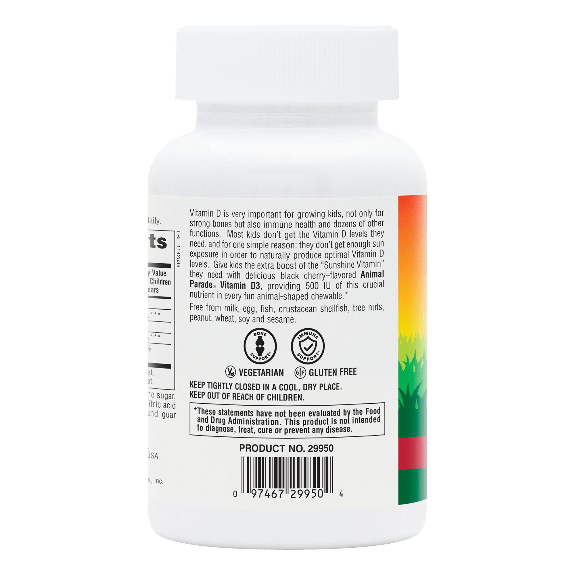 Animal Parade® D3 500 IU Children’s Chewables - 90 Count