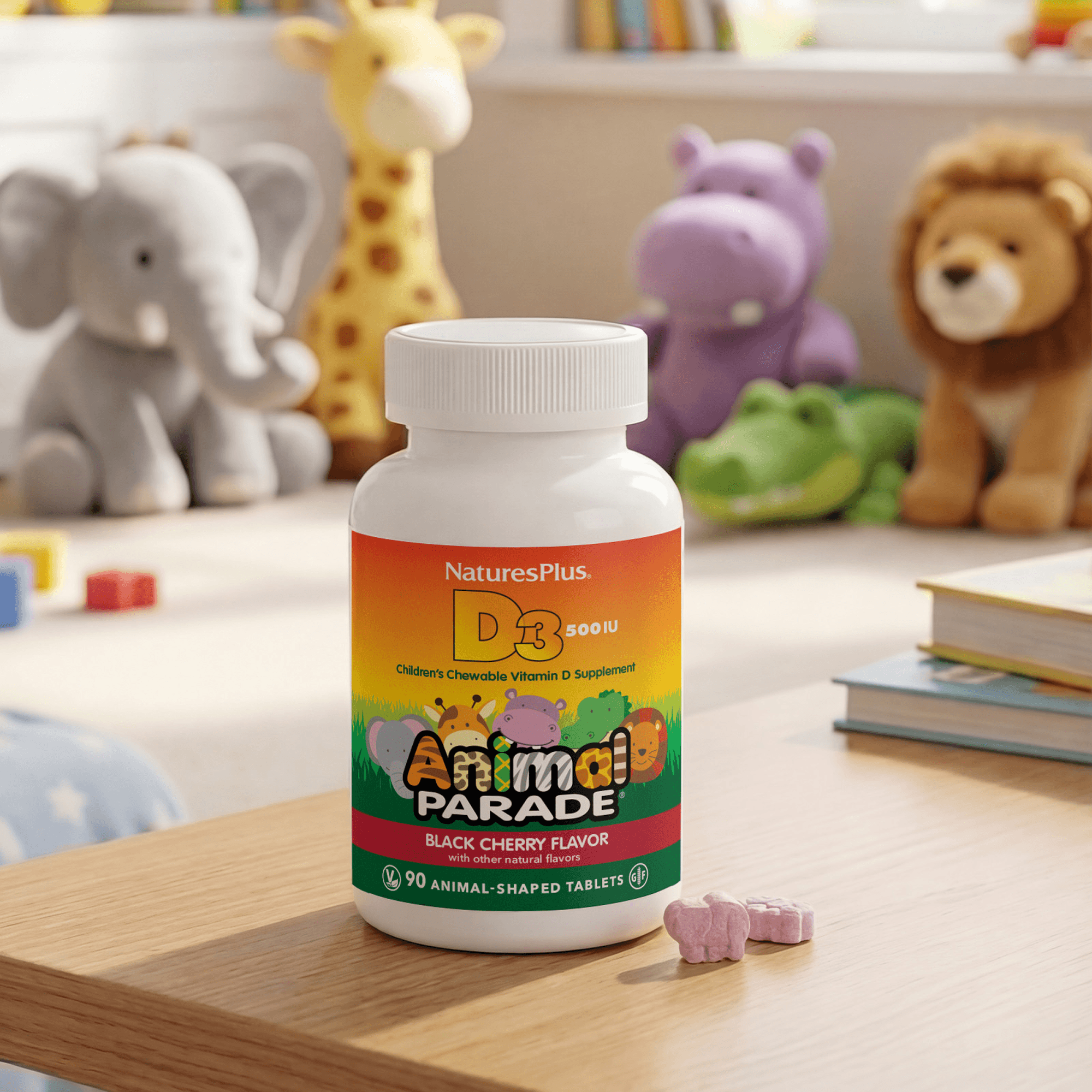 Animal Parade® D3 500 IU Children’s Chewables - 90 Count