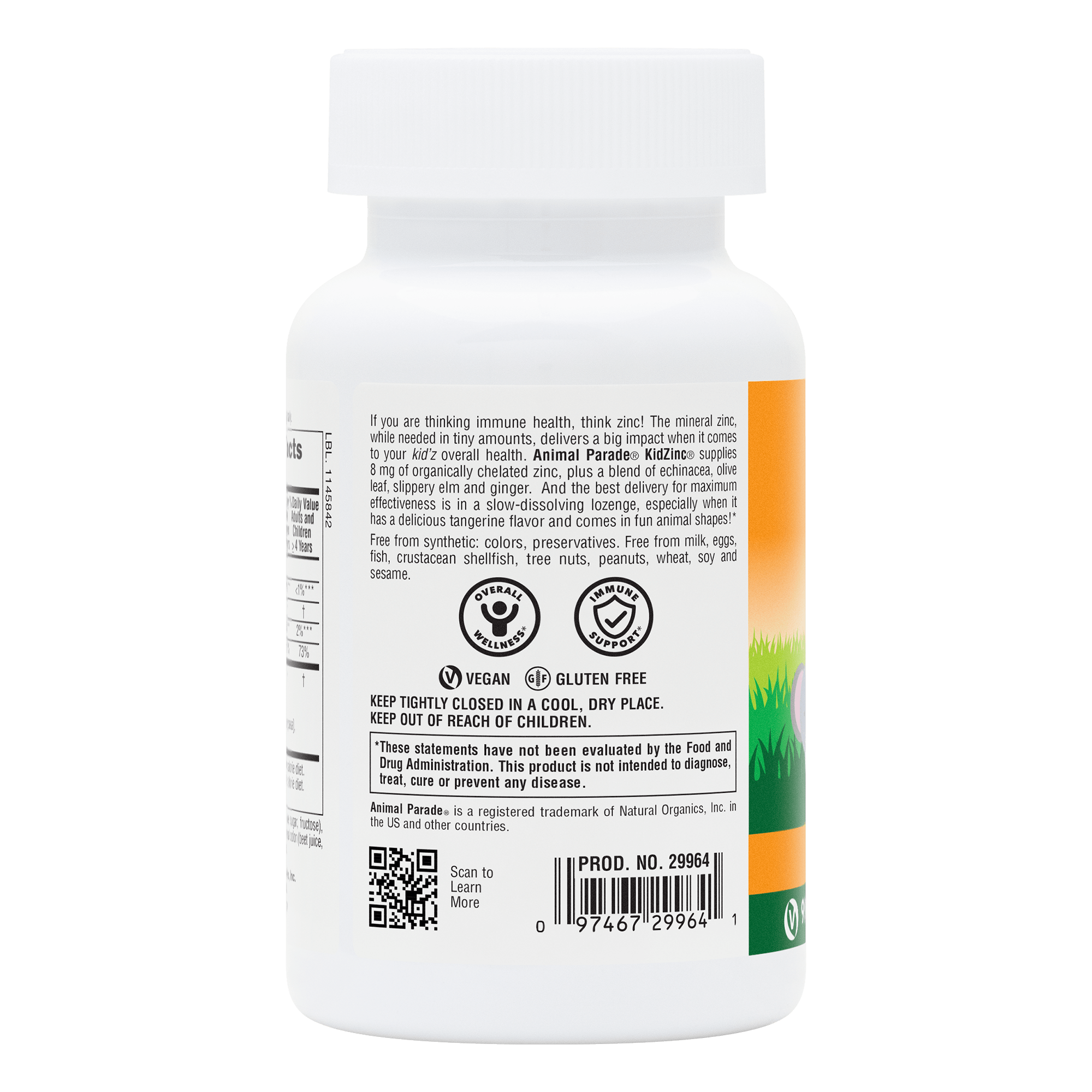 Animal Parade® KidZinc® Lozenges - 90 Count