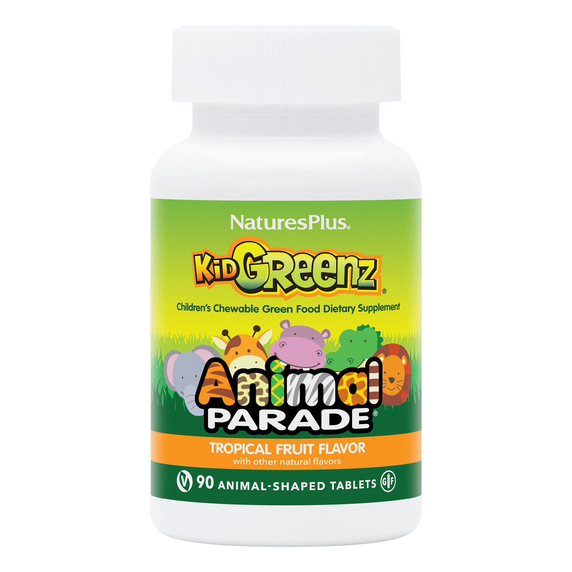 Animal Parade® KidGreenz® Children’s Chewables - 90 Count