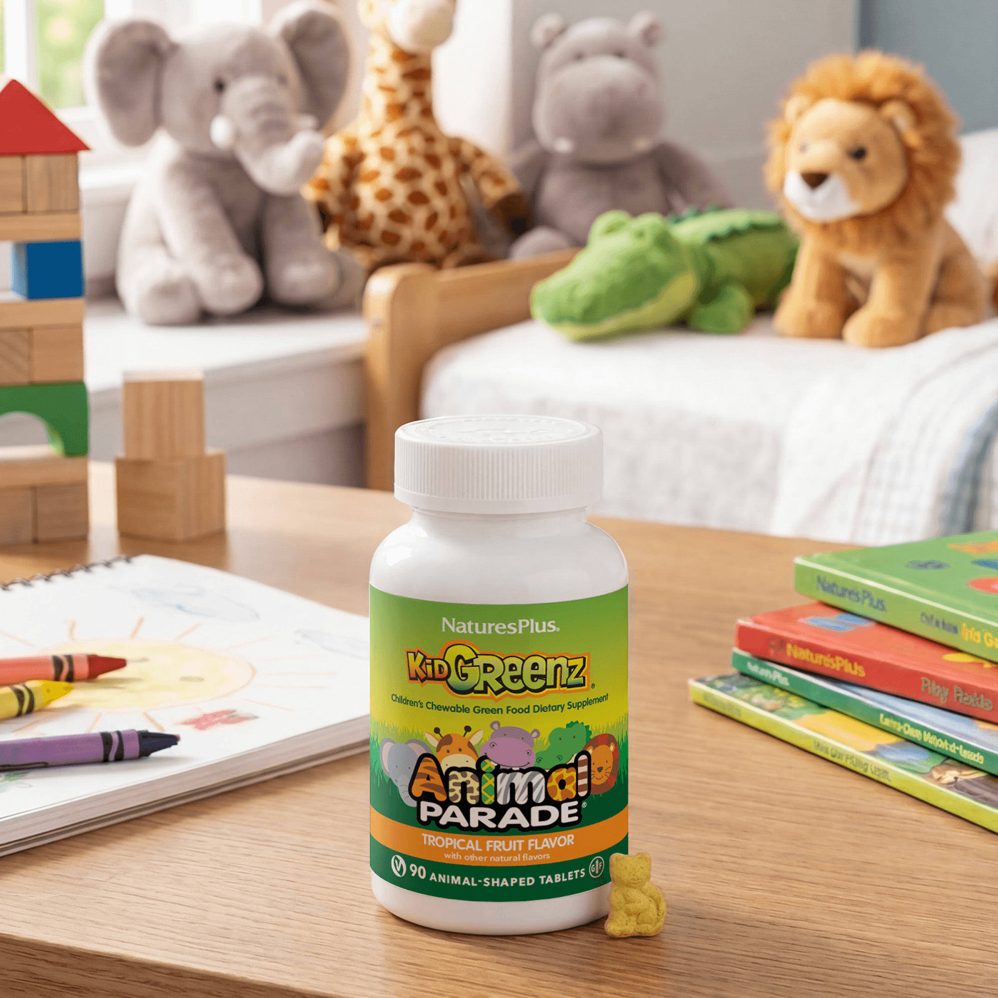 Animal Parade® KidGreenz® Children’s Chewables - 90 Count