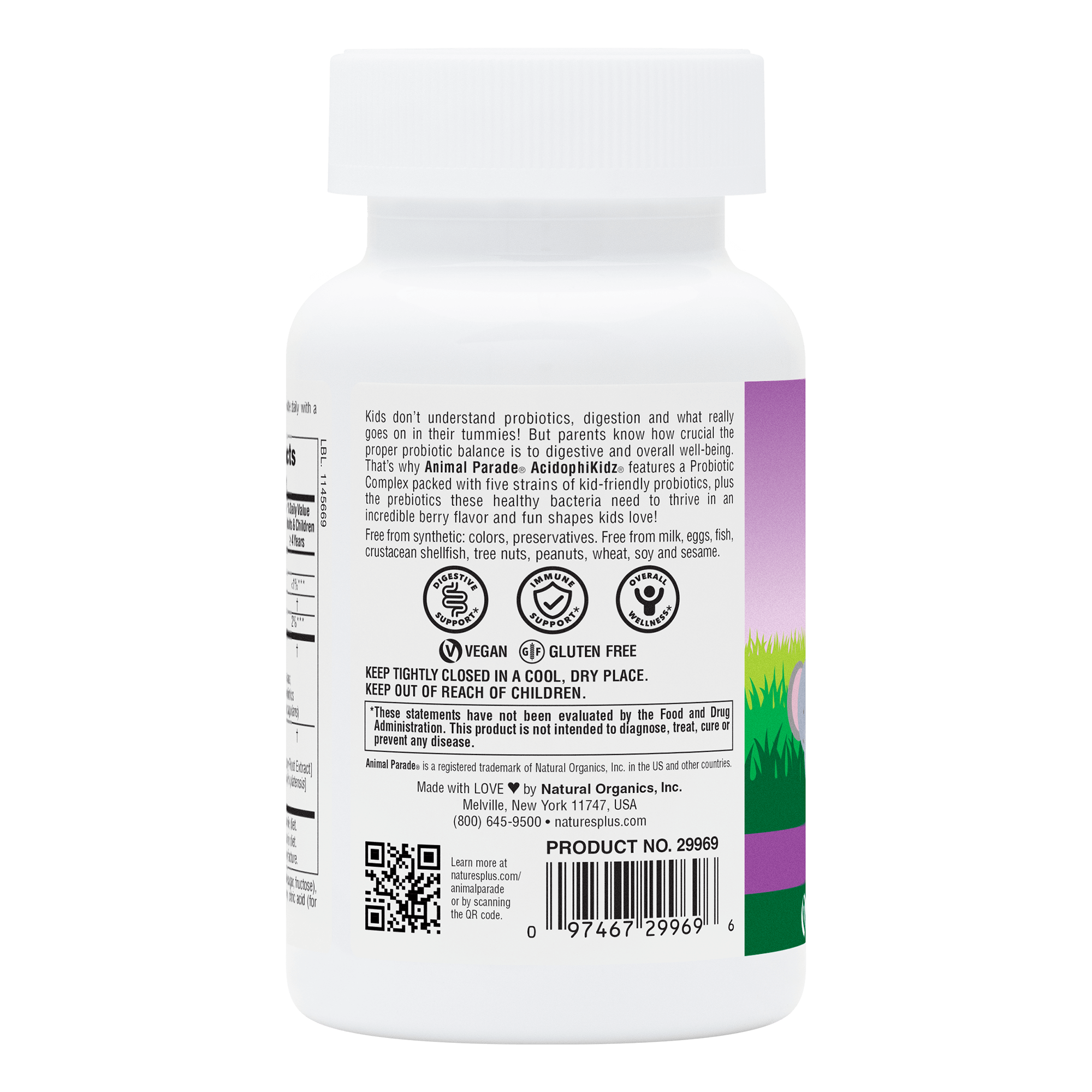 Animal Parade® AcidophiKidz® Childrens Chewables - 90 Count