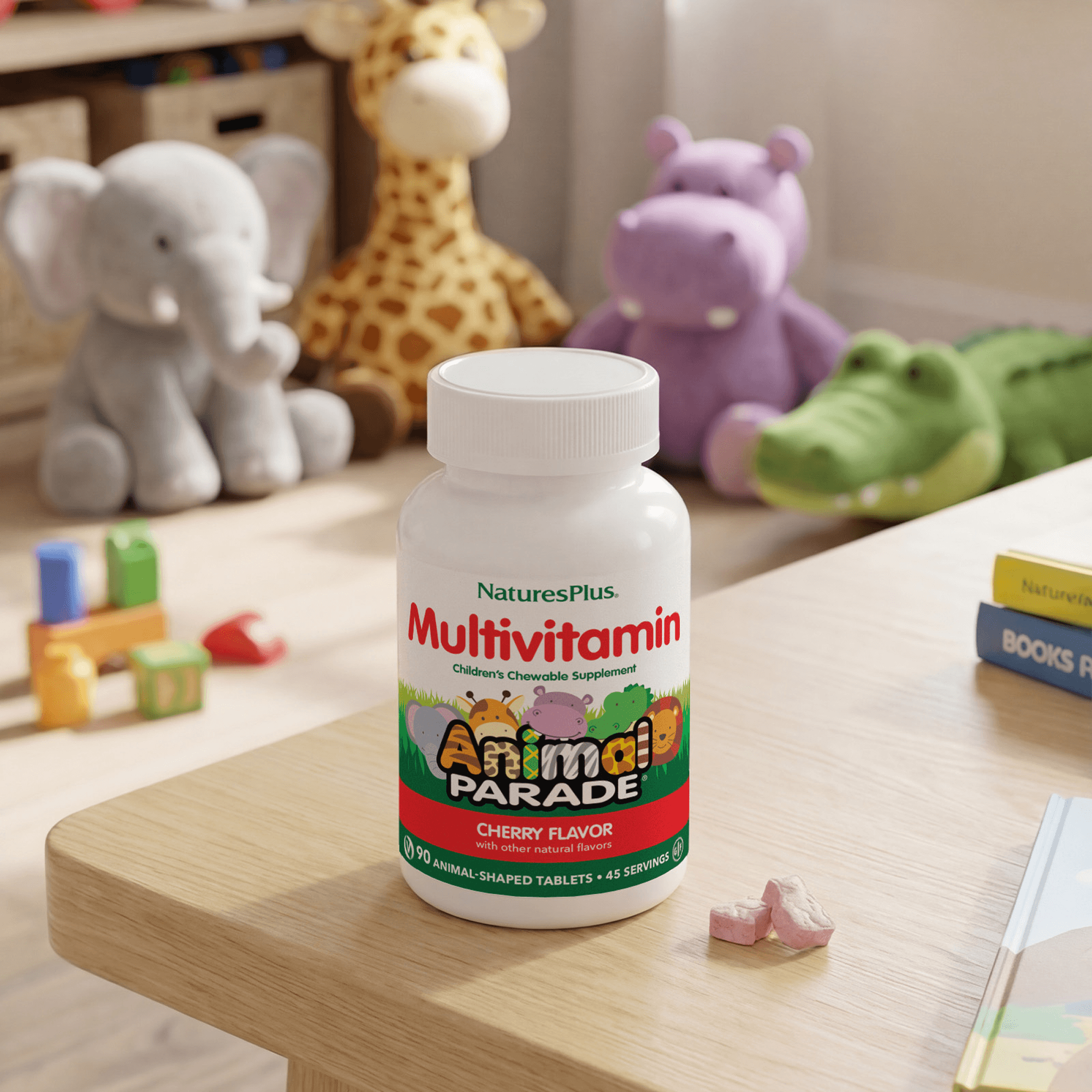 Animal Parade® Multivitamin Children’s Chewables - Cherry - 90 Count