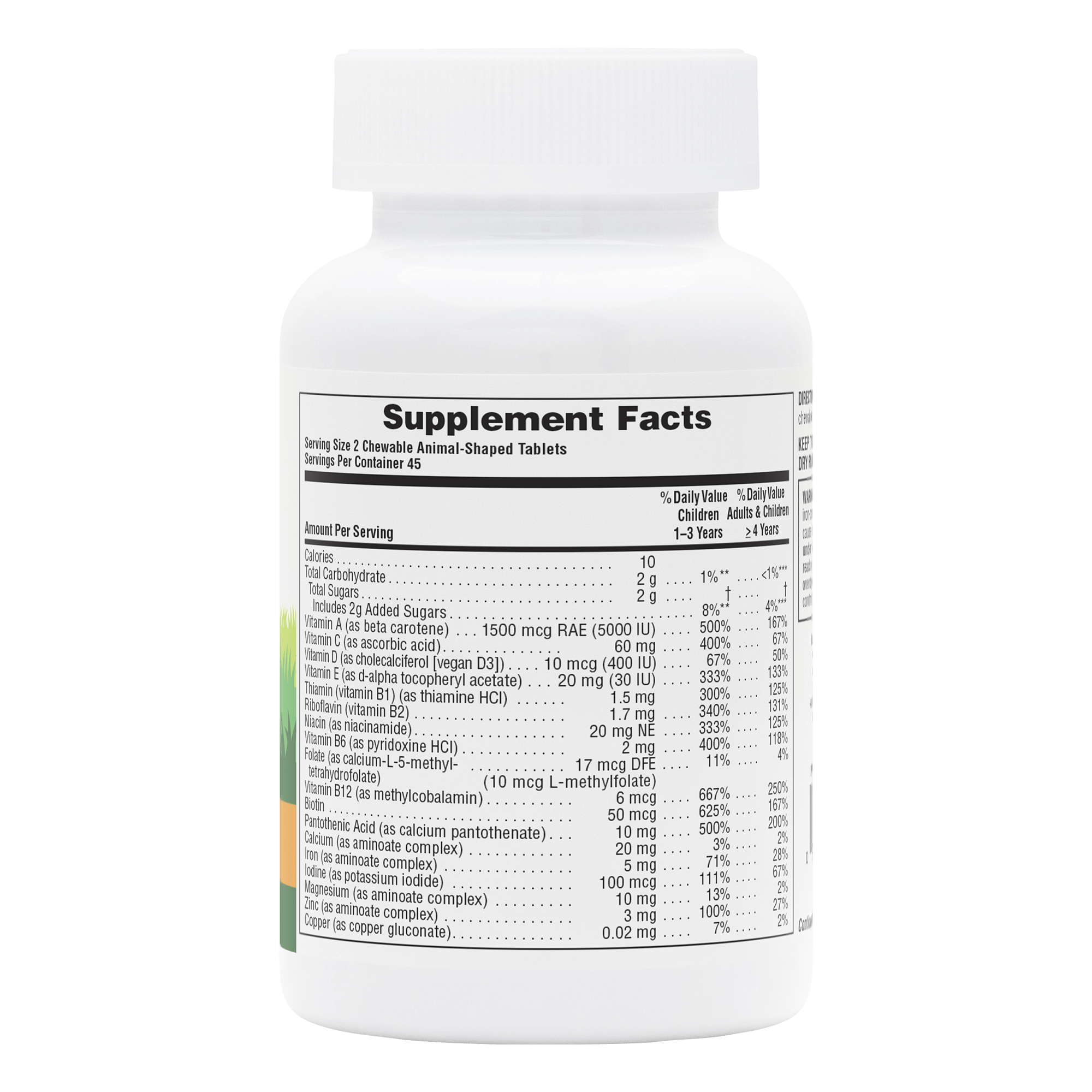 Animal Parade® Multivitamin Children’s Chewables - Orange - 90 Count