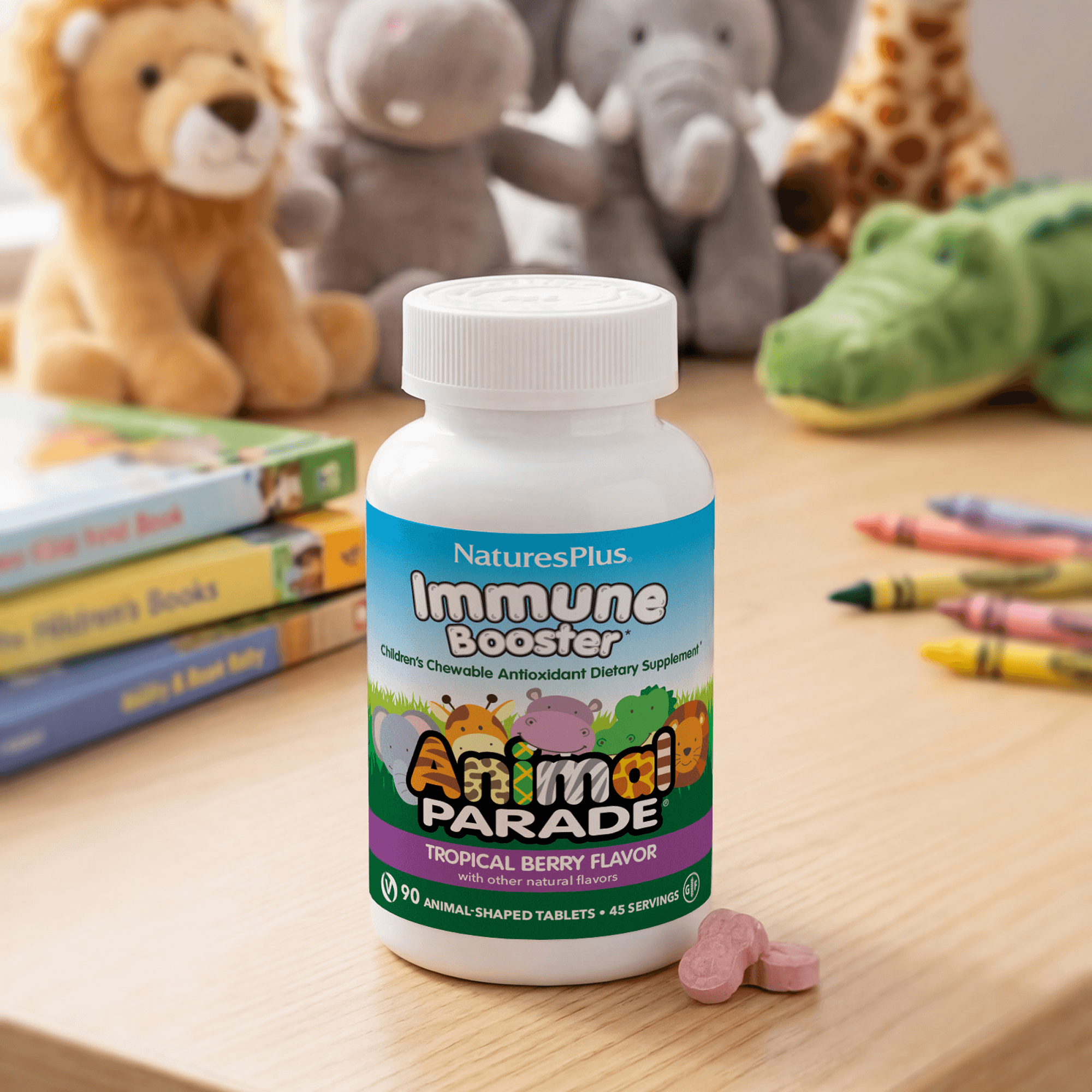 Animal Parade® Immune Booster Chewables - 90 Count