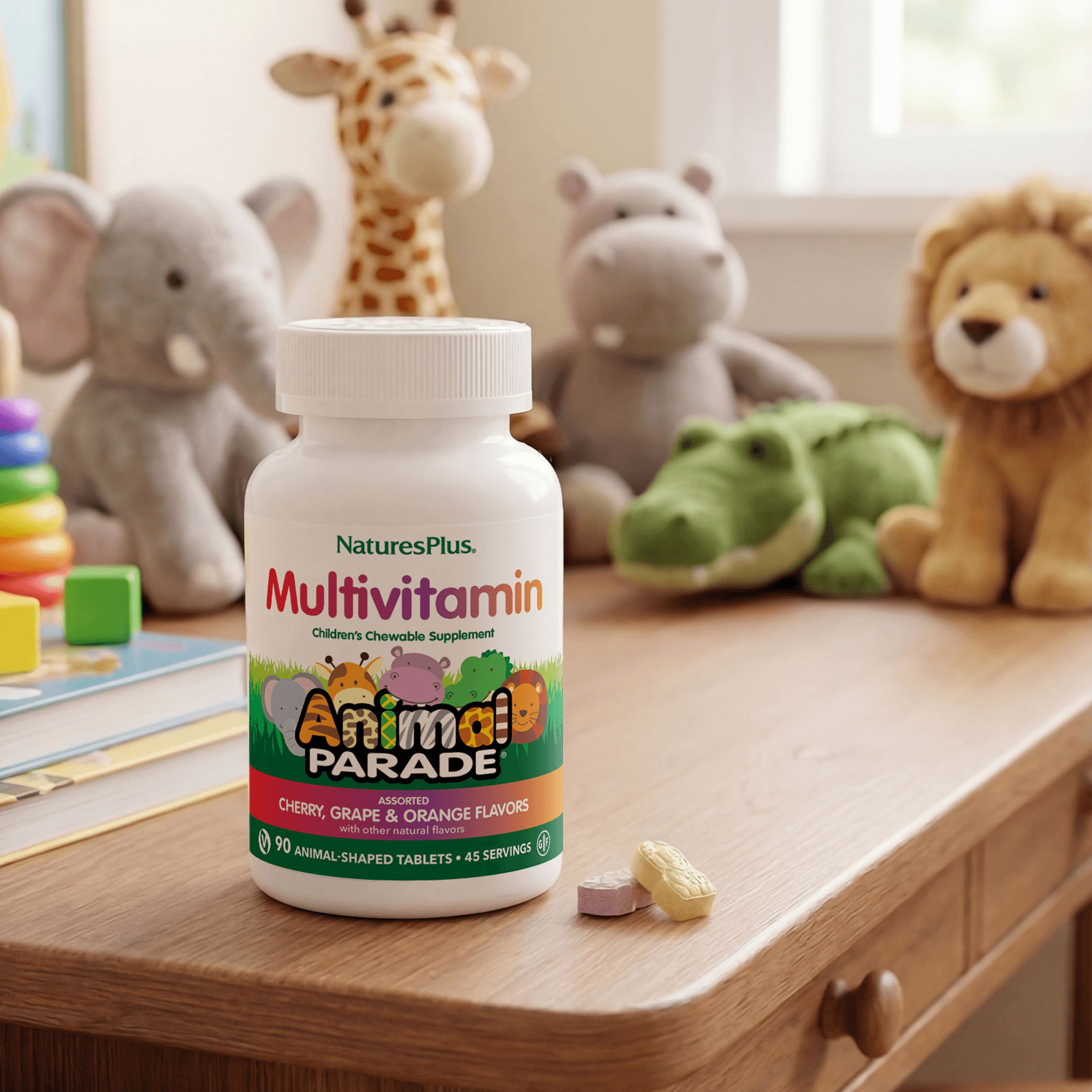 Animal Parade® Multivitamin Children’s Chewables - Assorted - 90 Count