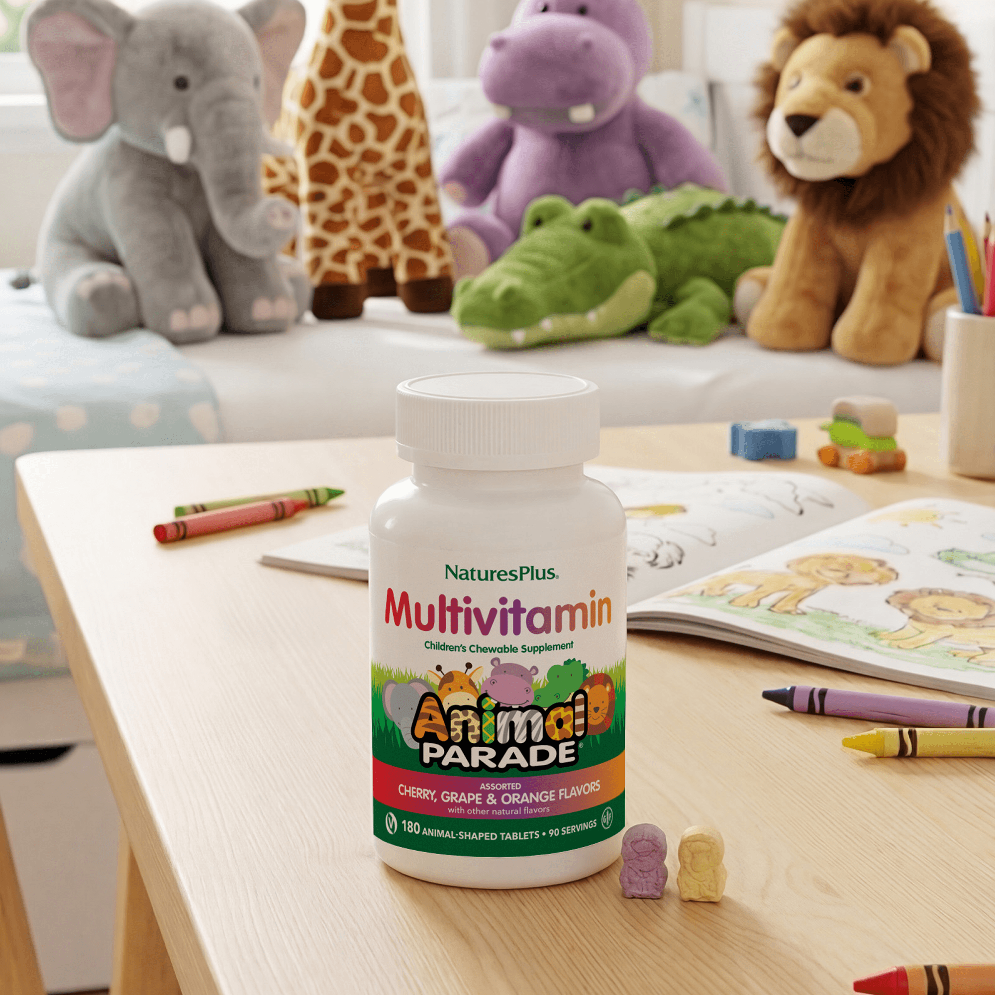Animal Parade® Multivitamin Children’s Chewables - Assorted - 180 Count